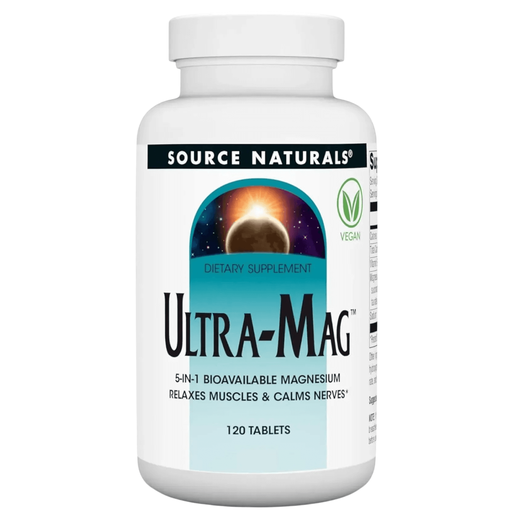 Магнієвий комплекс Source Naturals Ultra-Mag Magnesium Complex 120 шт