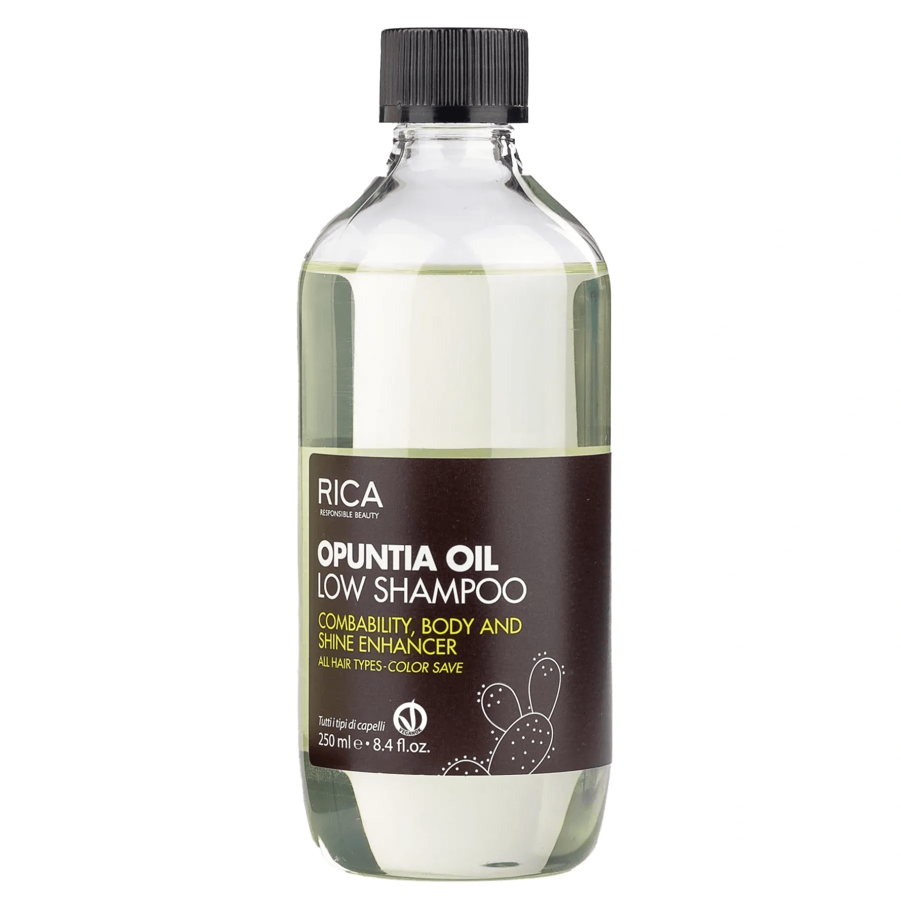 Шампунь з ультра поживною олією опунції RICA OPUNTIA OIL LOW SHAMPOO 250 мл