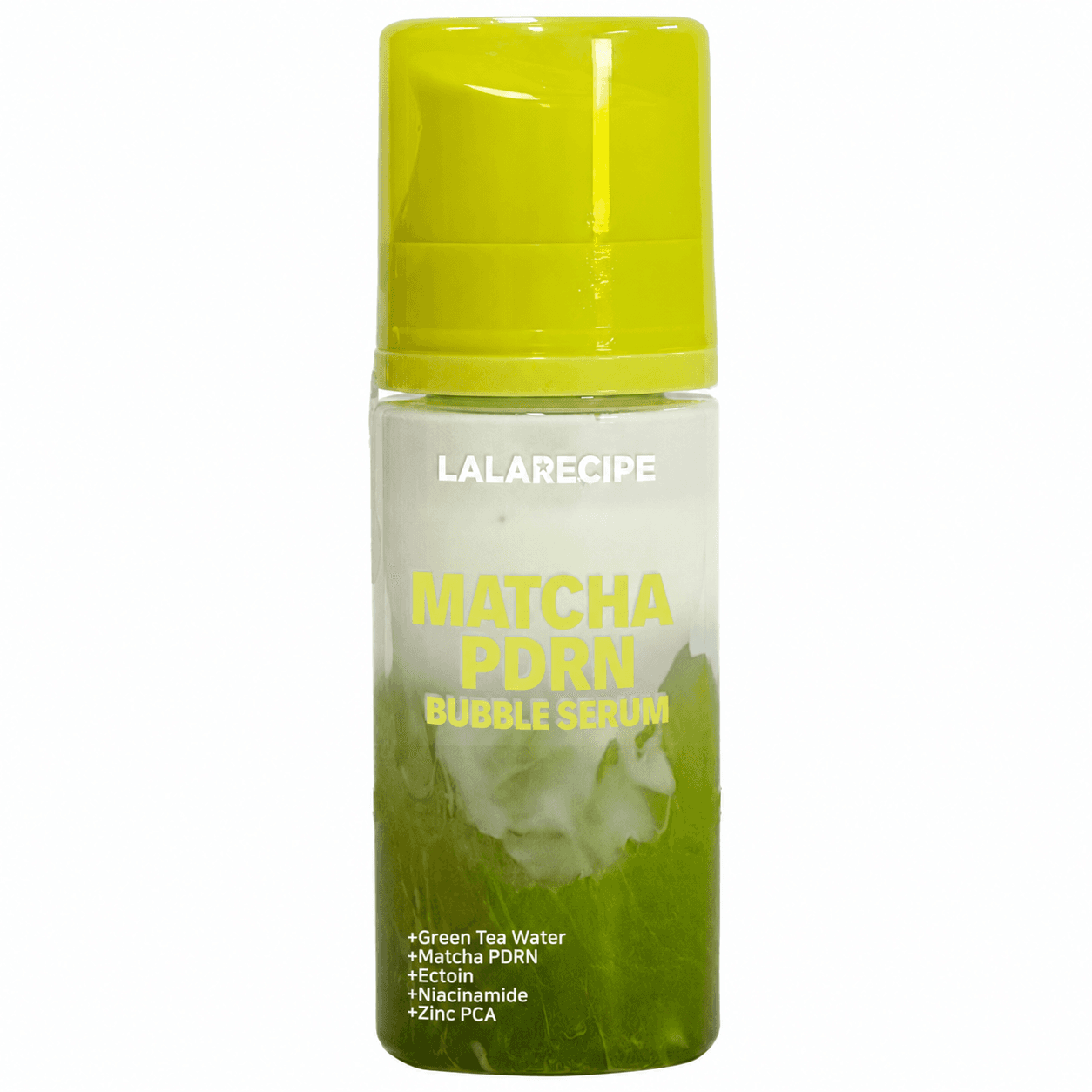 Молочна сироватка для обличчя з Matcha PDRN комплексом LALARECIPE Matcha PDRN Bubble Serum 95 мл