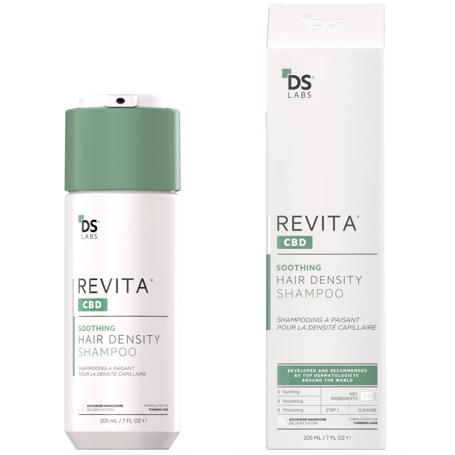 Шампунь проти випадіння волосся з канабідіолом DS Laboratories Revita CBD Shampoo 205 мл