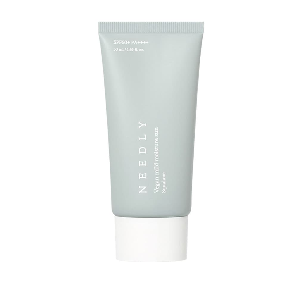 Зволожувальний сонцезахисний крем з рослинним скваланом Needly Vegan Mild Moisture Sun SPF50+ PA++++ 50 мл
