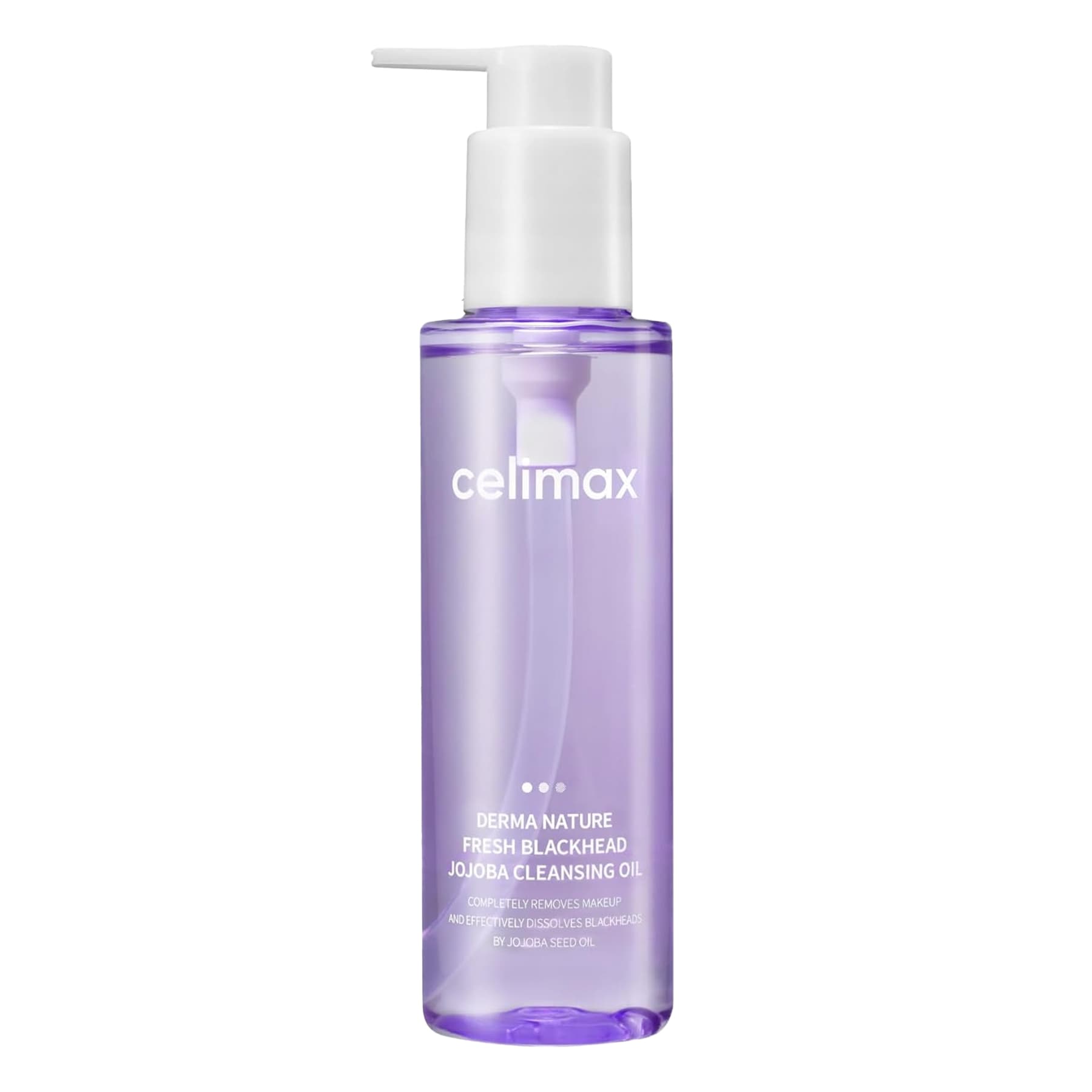 Очищувальна олія з жожобою проти чорних цяток Celimax Derma Nature Fresh Blackhead Jojoba Cleansing Oil 150 мл