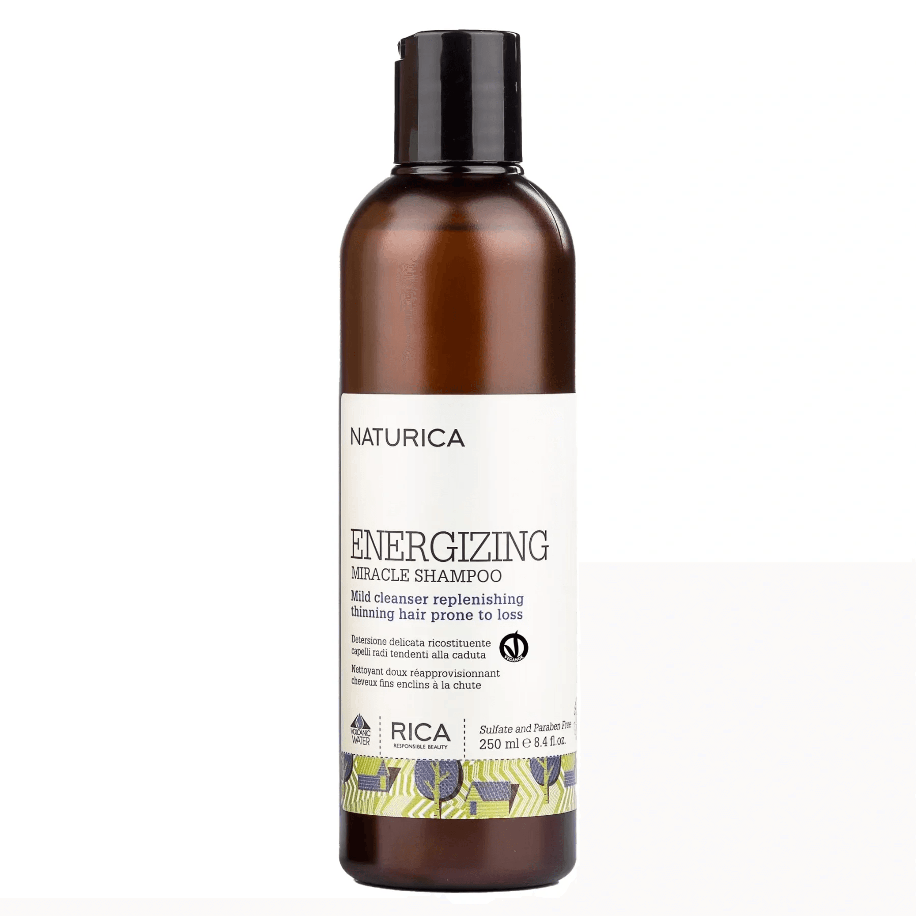 Шампунь дивовижний заряд енергії для волосся RICA Energizing Miracle Shampoo 250 мл
