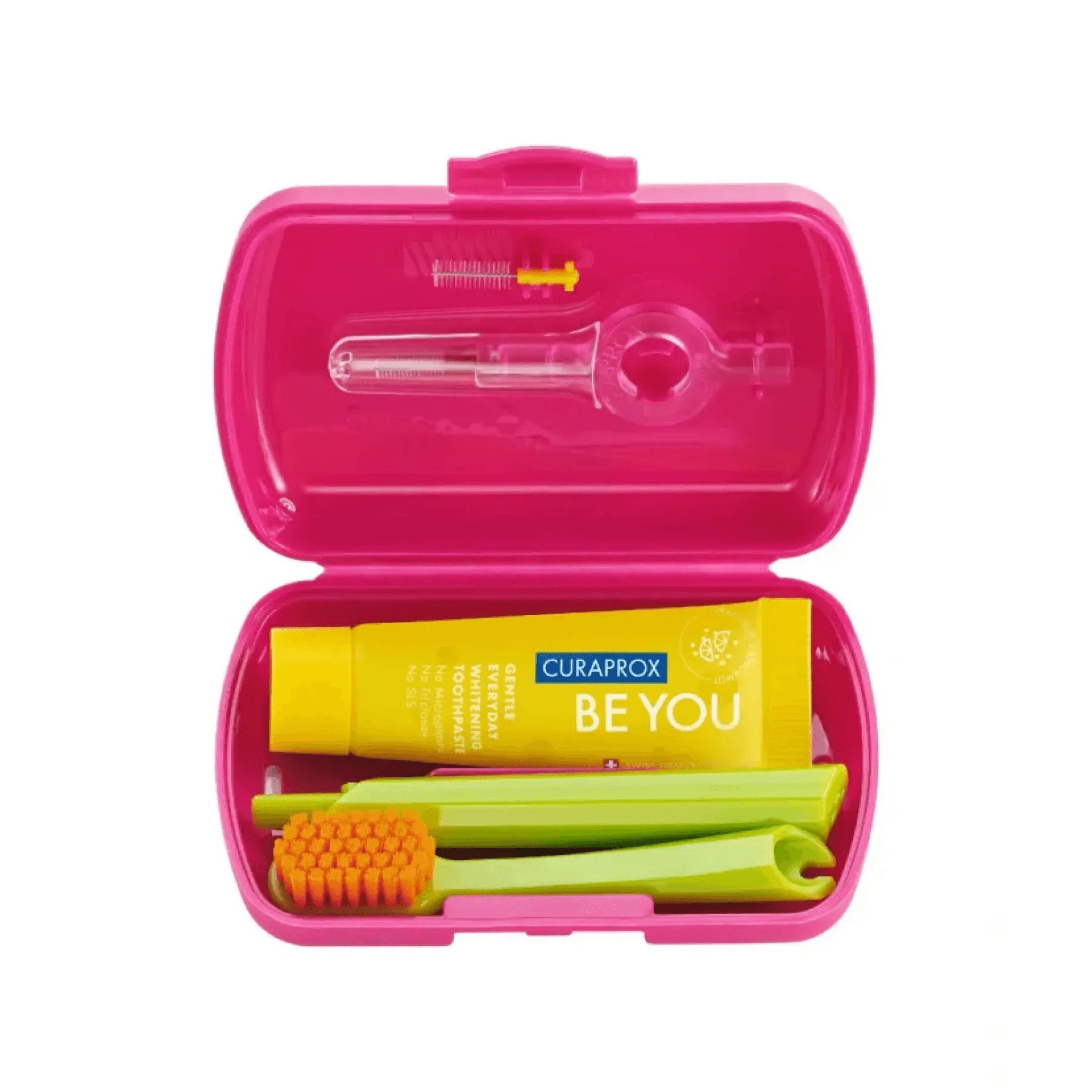 Дорожній набір Curaprox Be You Travel Set Red 4 в 1