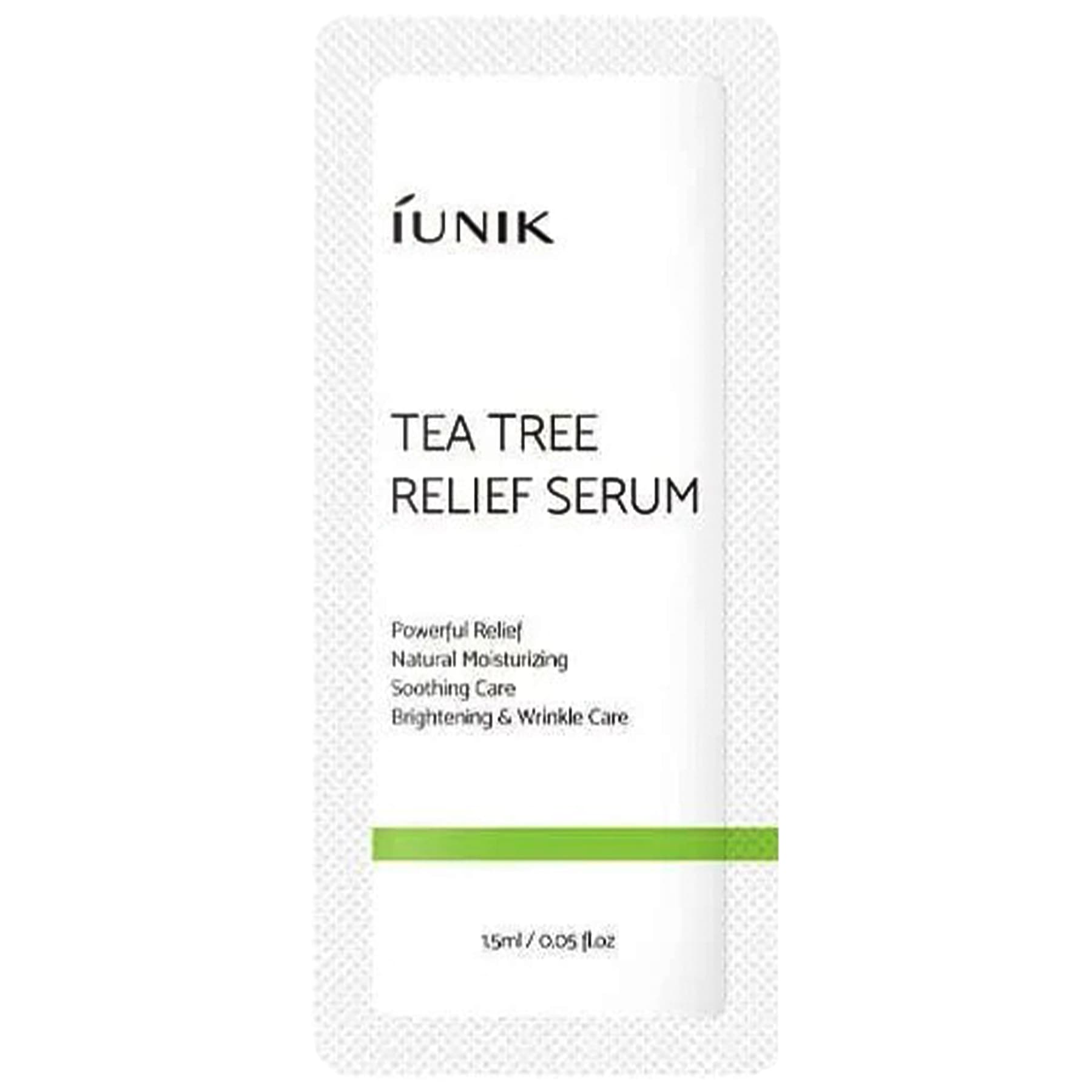 Пробник заспокійливої сироватки для обличчя з чайним деревом IUNIK Tea Tree Relief Serum 1,5 мл