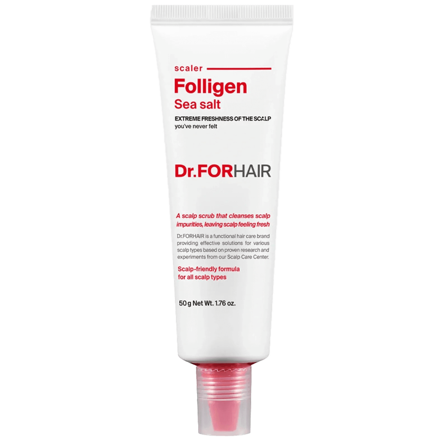 Пілінг для шкіри голови з частинками солі з мертвого моря Dr.FORHAIR Sea Salt Scaler 300 мл