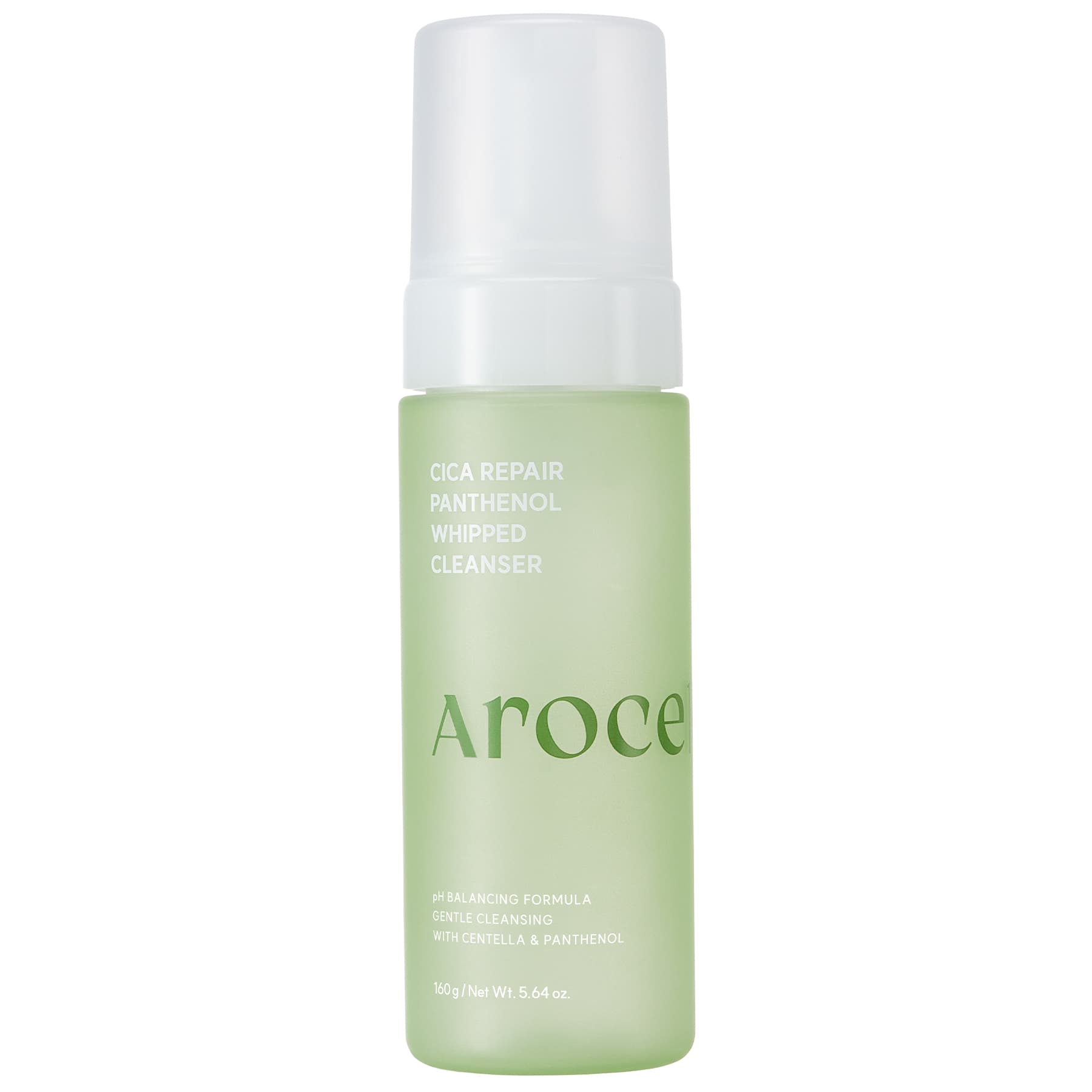 Пінка для вмивання з центелою та пантенолом Arocell Cica Repair Panthenol Whipped Cleanser 160 г