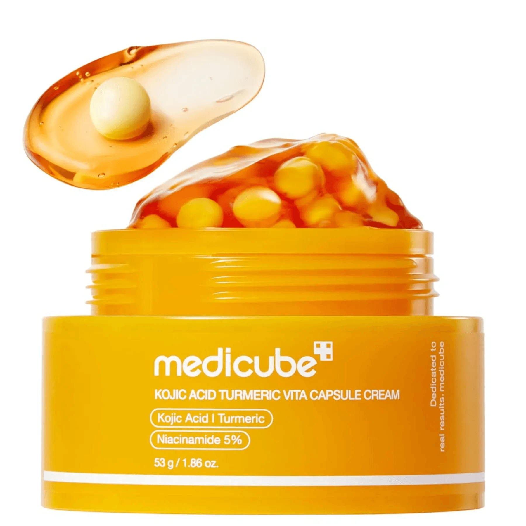 Освітлювальний капсульний крем з койєвою кислотою та куркумою Medicube Kojic Acid Turmeric Vita Capsule Cream 53 г
