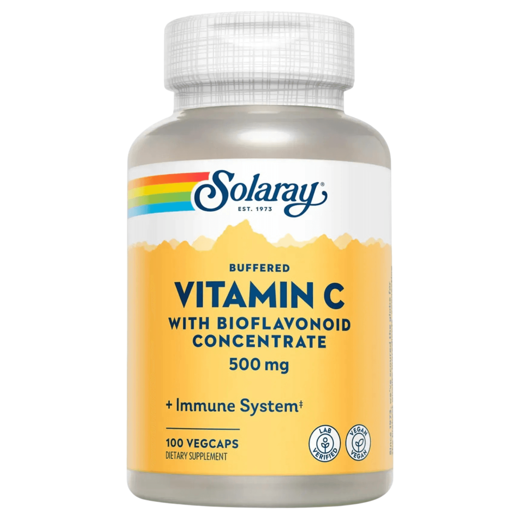 Вітамін C з біофлавоноїдами 500 мг Solaray Vitamin C with Bioflavonoids 500mg 100 шт