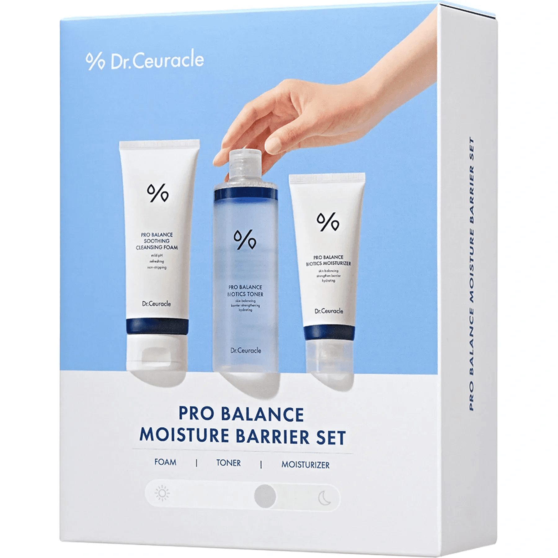Набір для зволоження та відновлення бар'єру шкіри Dr.Ceuracle Pro Balance Moisture Barrier Set 3 в 1