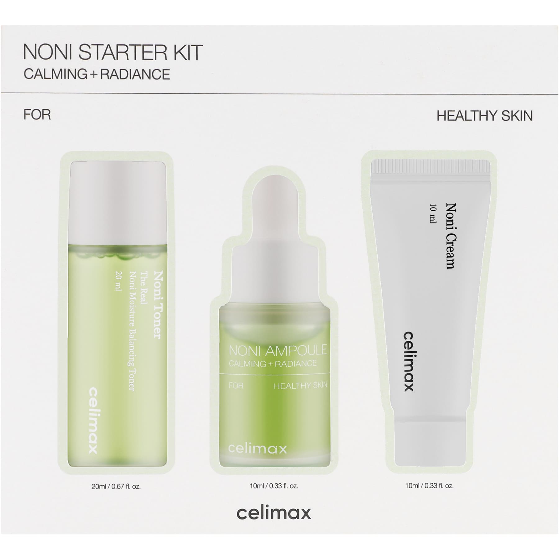 Стартовий набір мініатюр з екстрактом ноні Celimax The Real Noni Starter Kit 3 в 1
