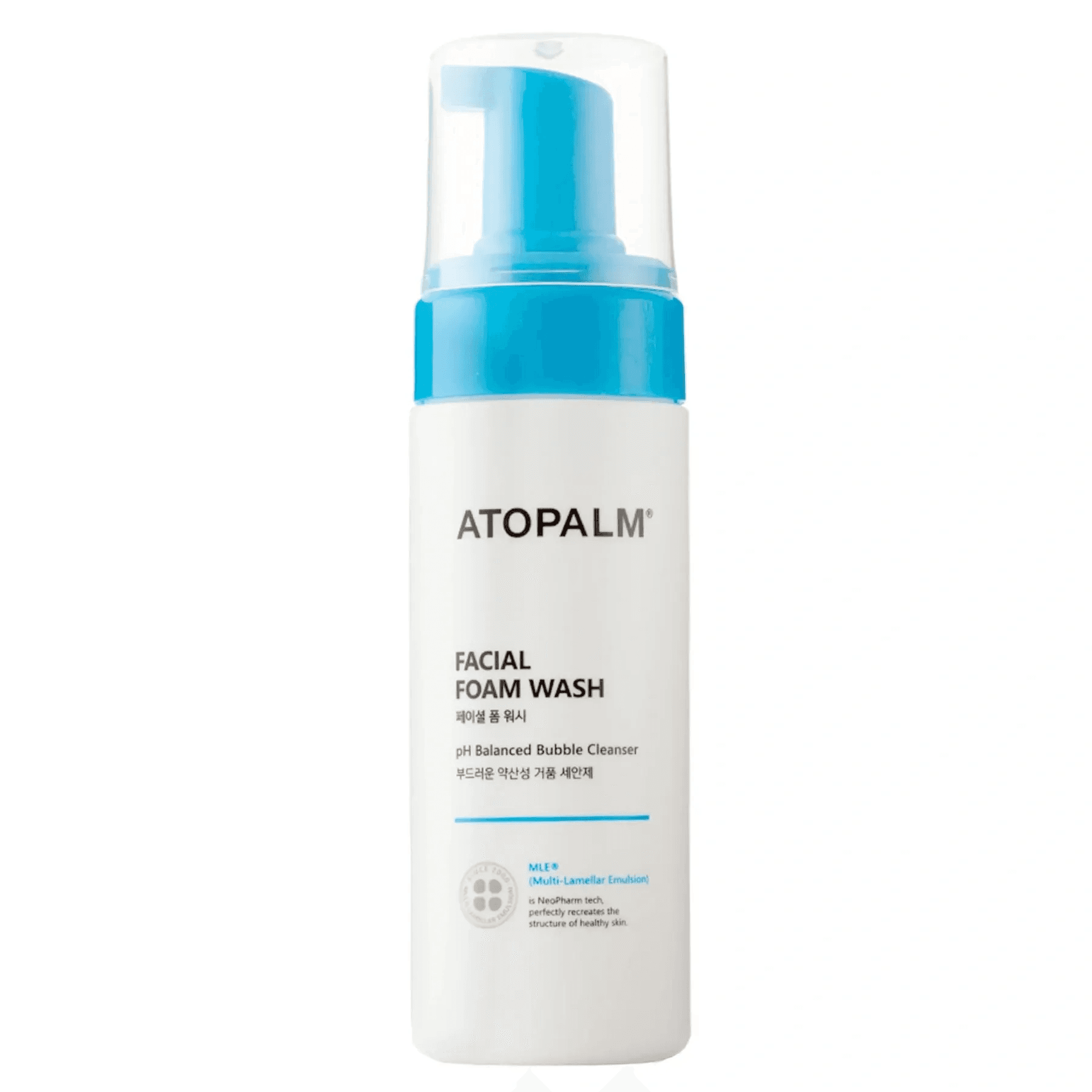 М'яка очищувальна пінка для чутливої шкіри Atopalm Facial Foam Wash 150 мл