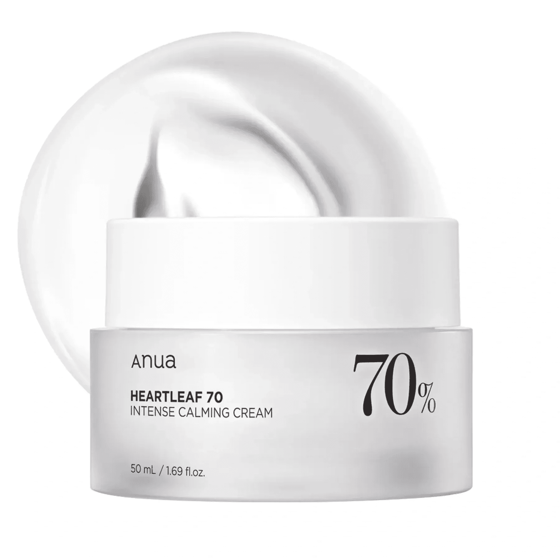 Заспокійливий крем з екстрактом хауттюнії Anua Heartleaf 70 Intense Calming Cream 50 мл