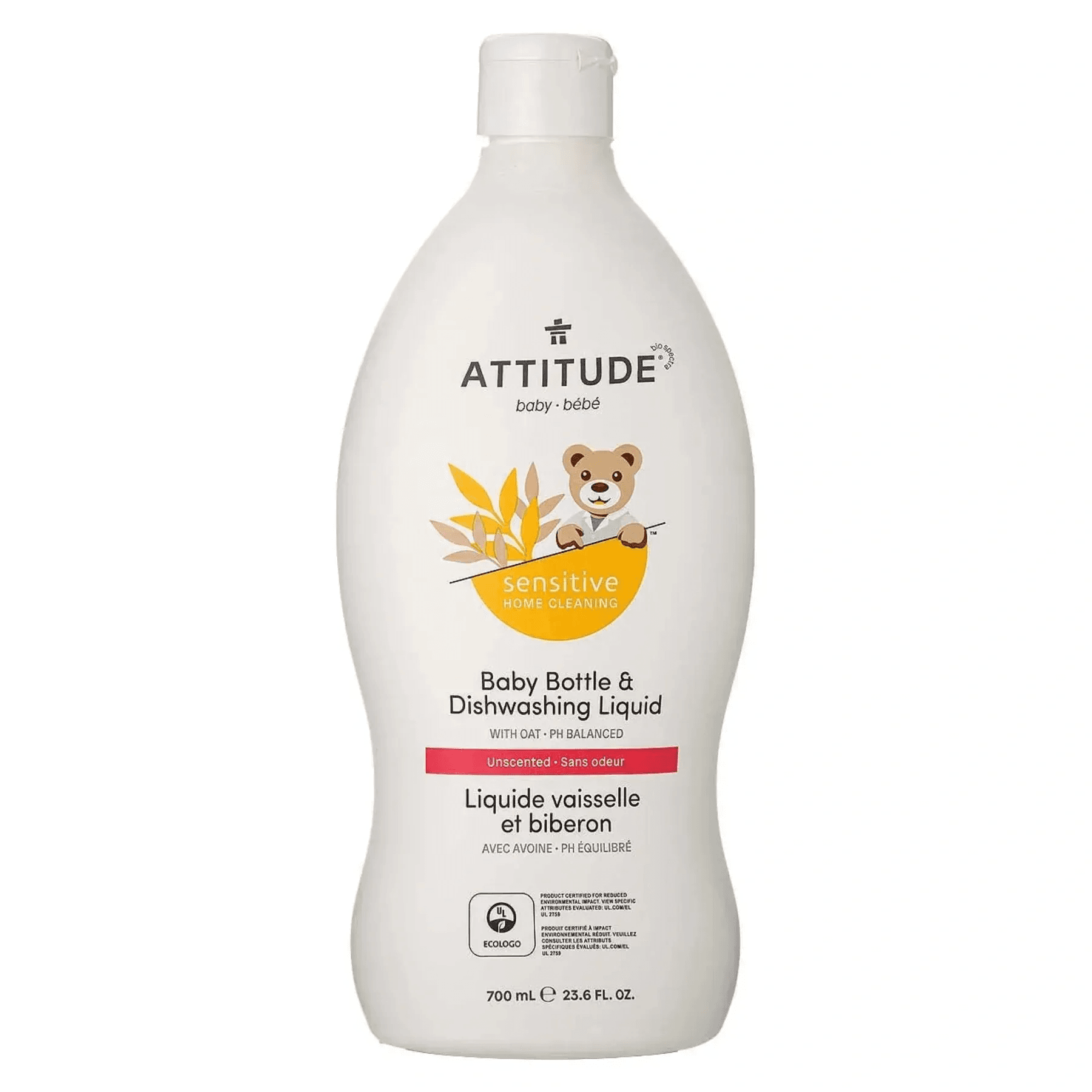 Засіб для миття дитячого посуду рідкий Attitude 700 мл