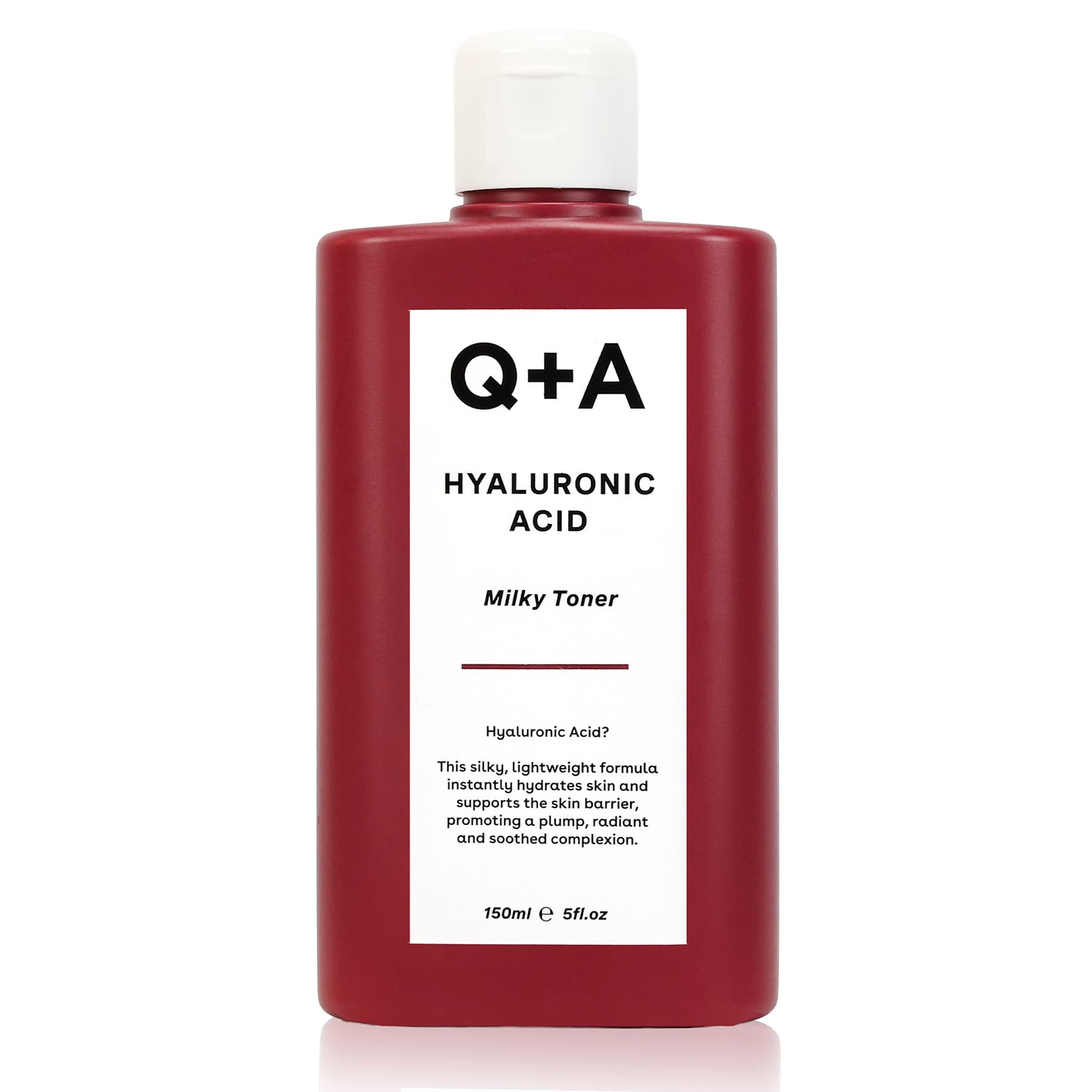 Молочний тонер для обличчя з гіалуроновою кислотою Q+A Hyaluronic Acid Milky Toner 150 мл