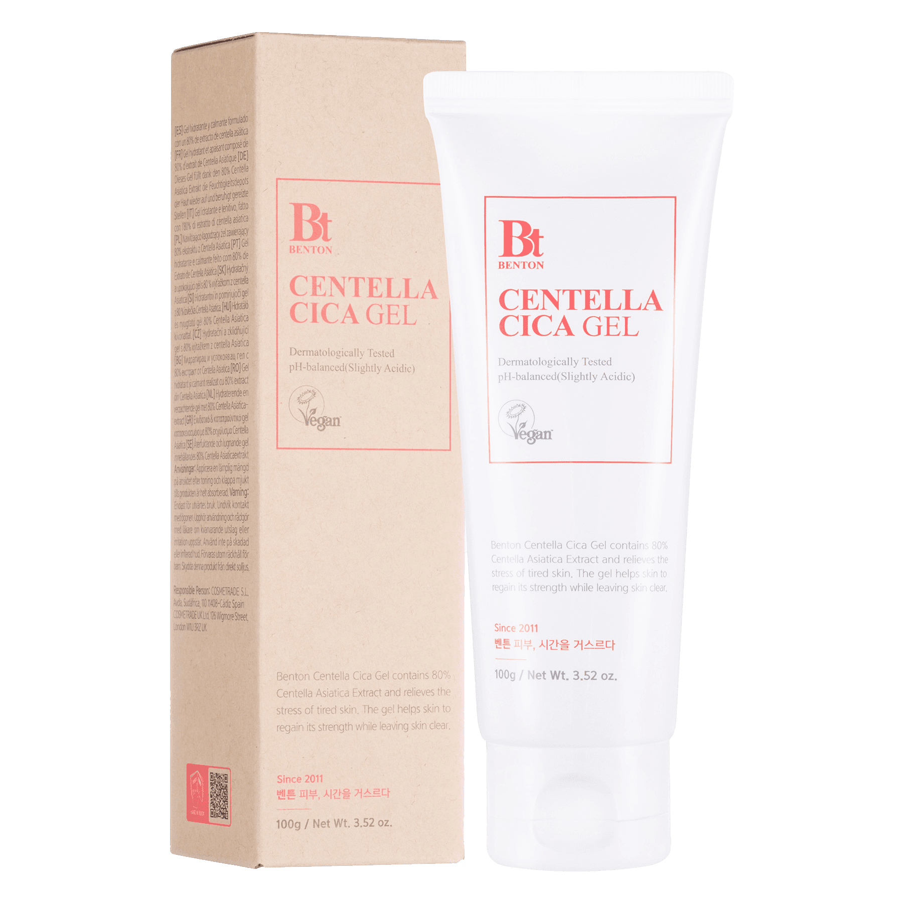 Гель з центелою Benton Goodbye Redness Centella Gel 100 г