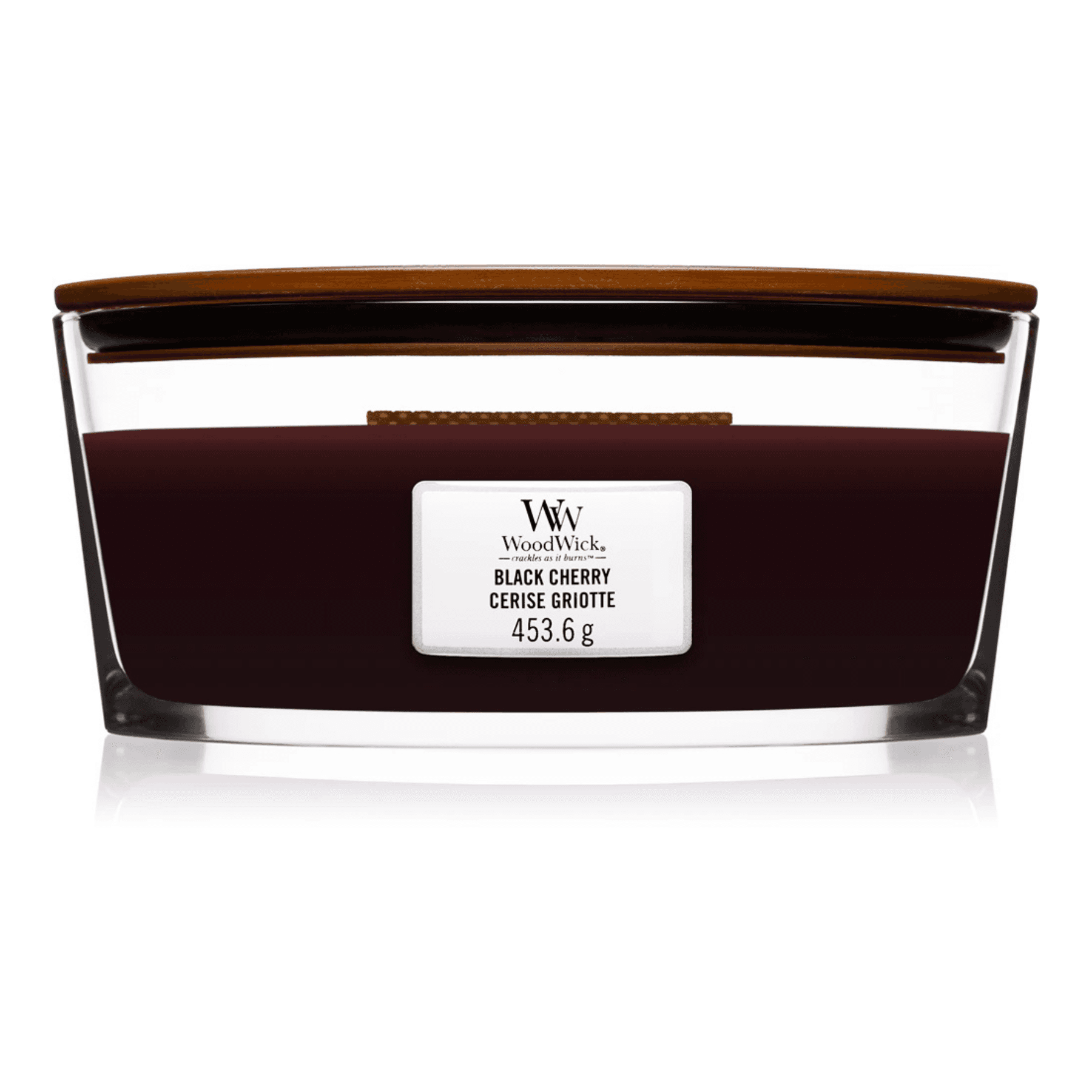 Ароматична свічка "Чорна Вишня" Woodwick Black Cherry 453 г