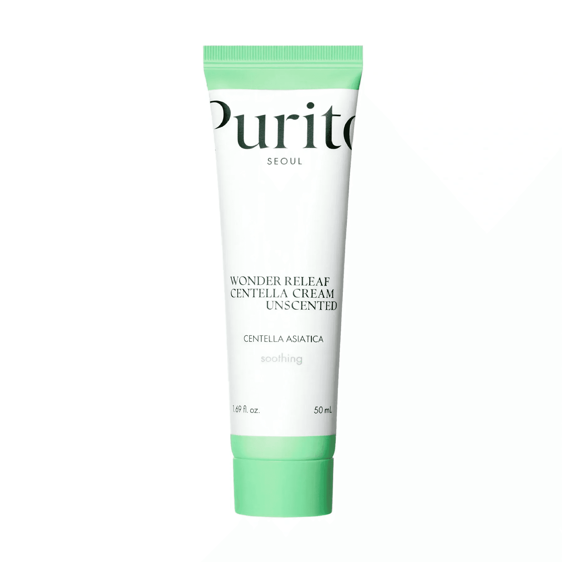 Крем для чутливої шкіри з центелою без ефірних олій Purito Seoul Wonder Releaf Centella Cream Unscented 50 мл