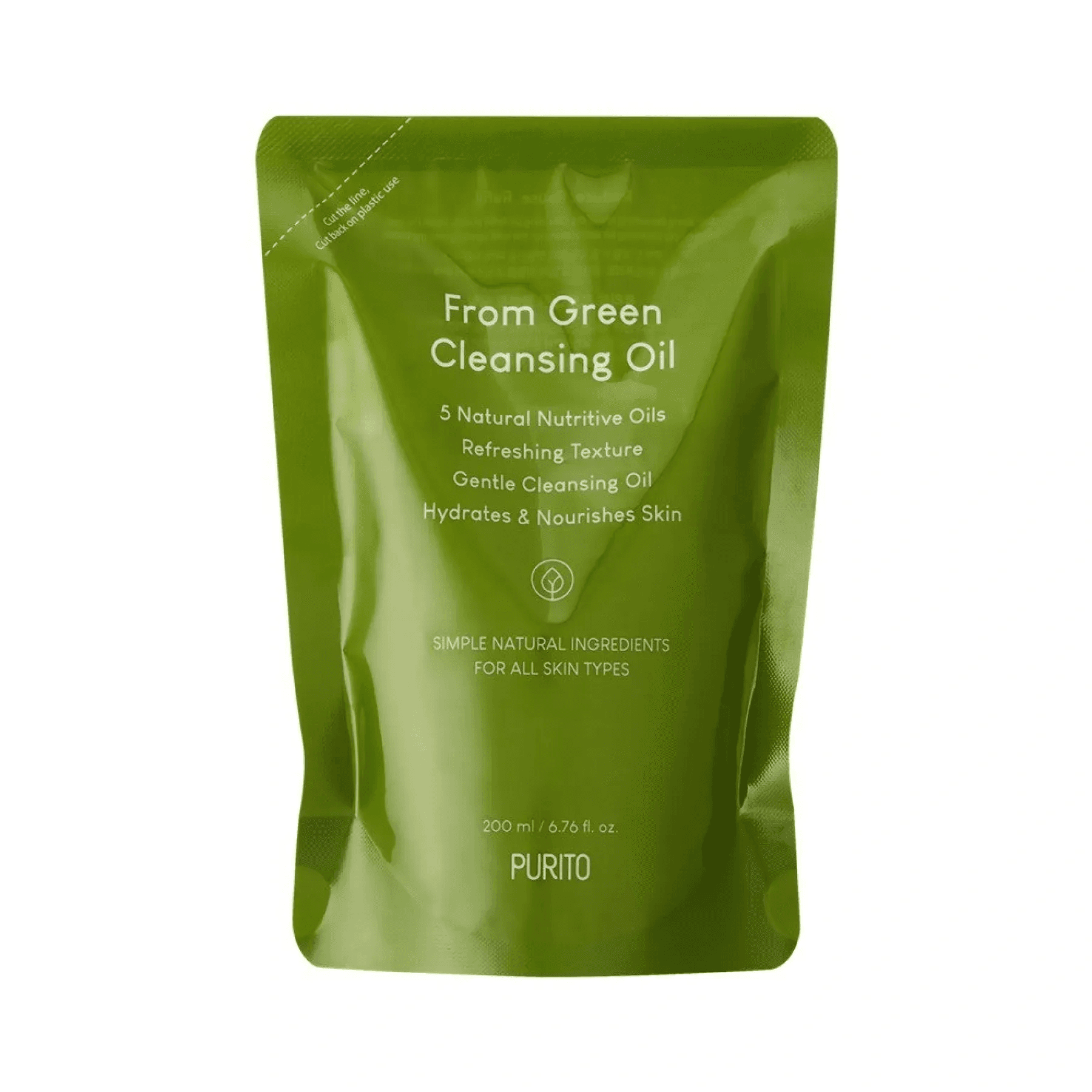Рефіл гідрофільна очищувальна олія Purito Seoul From Green Cleansing Oil (Refill) 200 мл