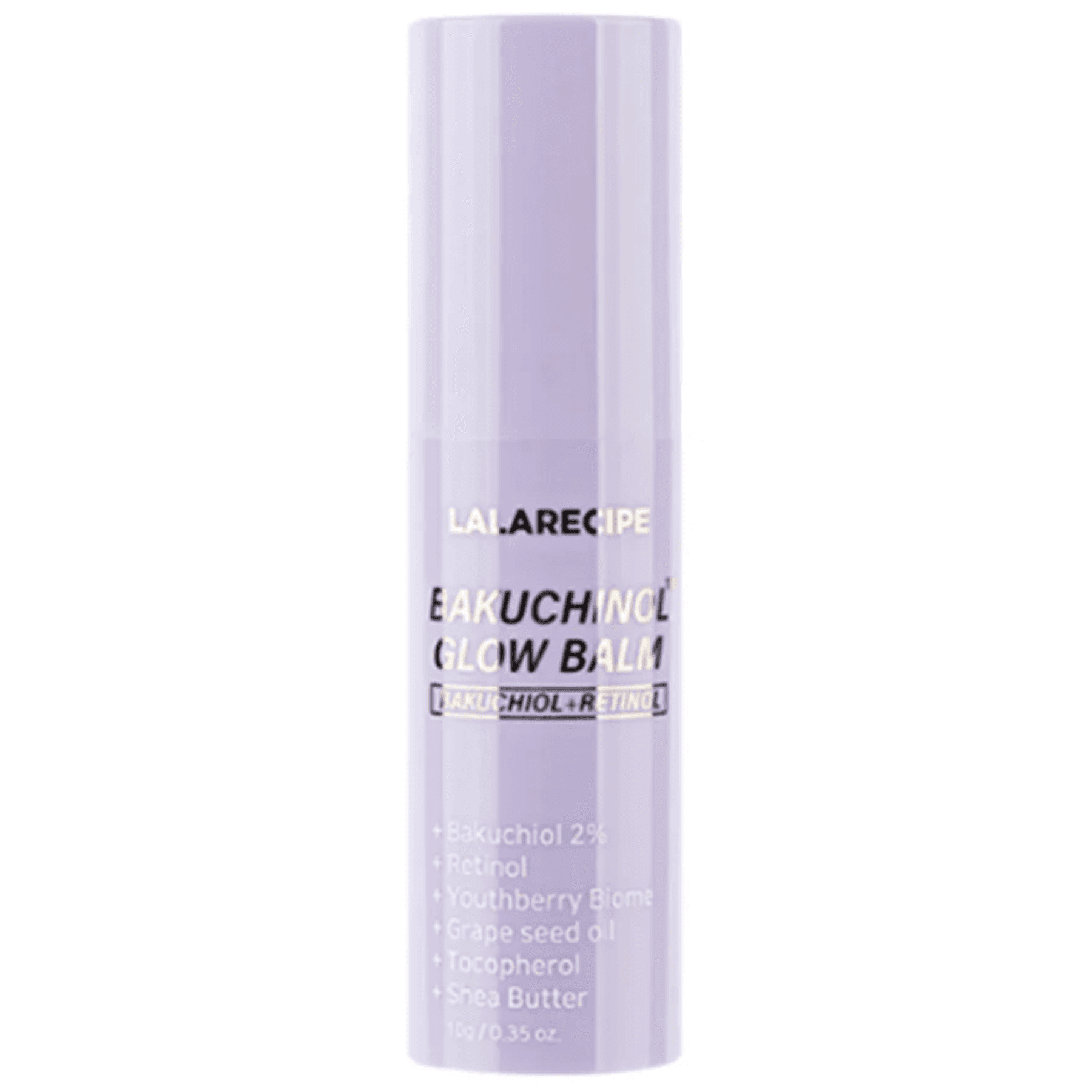 Бальзам-стік на основі ретинолу та бакучіолу LALARECIPE Bakuchinol Glow Stick 10 г