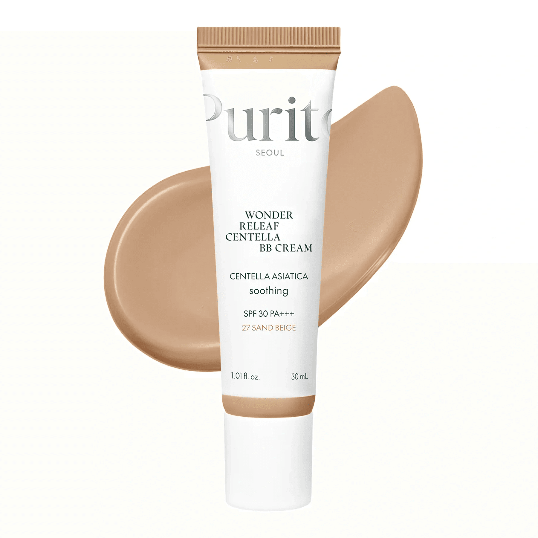 BB-крем з центелою Purito Seoul Wonder Releaf Centella BB Cream 27 Sand Beige 30 мл