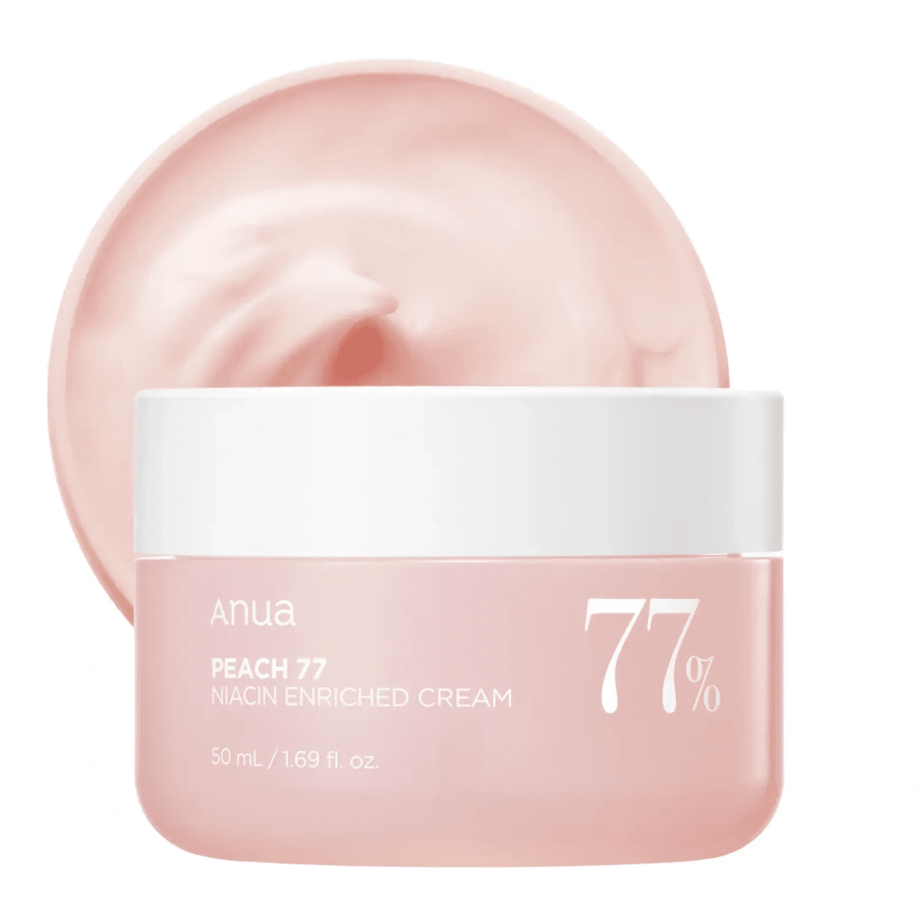Освітлювальний крем з екстрактом персика та ніацинамідом Anua Peach 77 Niacin Enriched Cream 50 мл