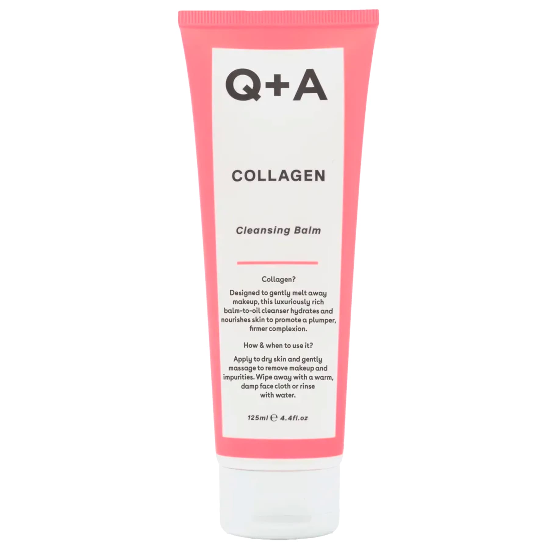 Очищувальний бальзам для обличчя з колагеном Q+A Collagen Cleansing Balm 125 мл