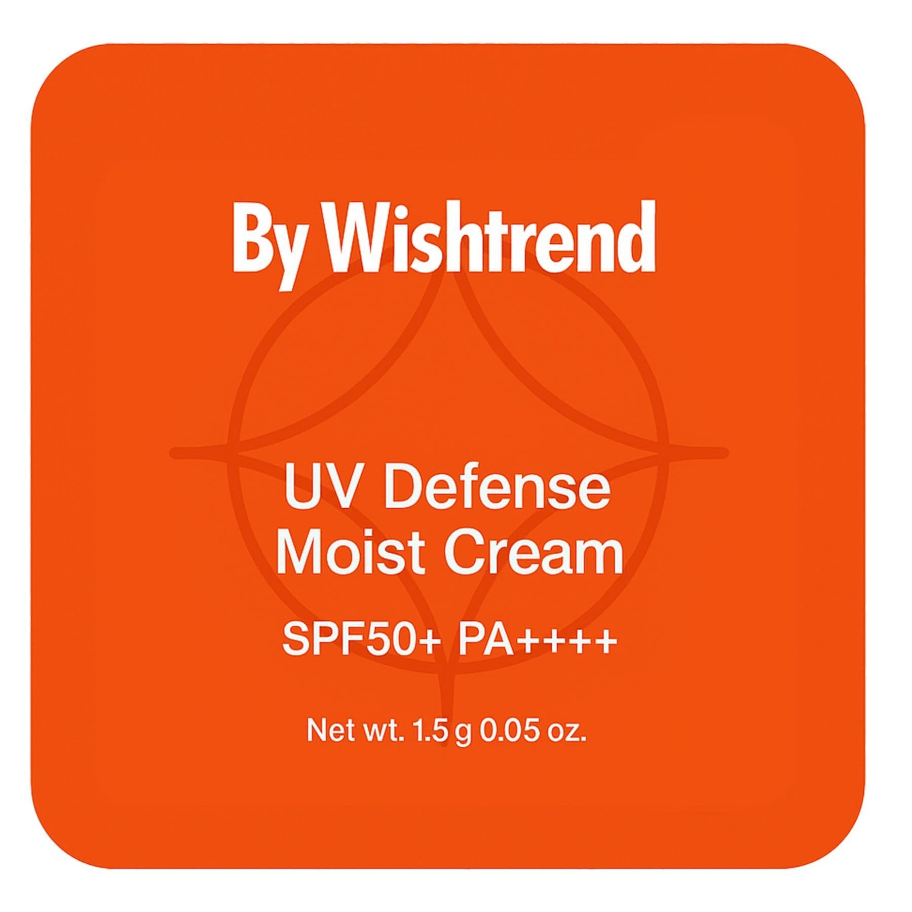 Сонцезахисний зволожувальний крем By Wishtrend UV Defense Moist Cream 1,5 г, Саше (Тестер)