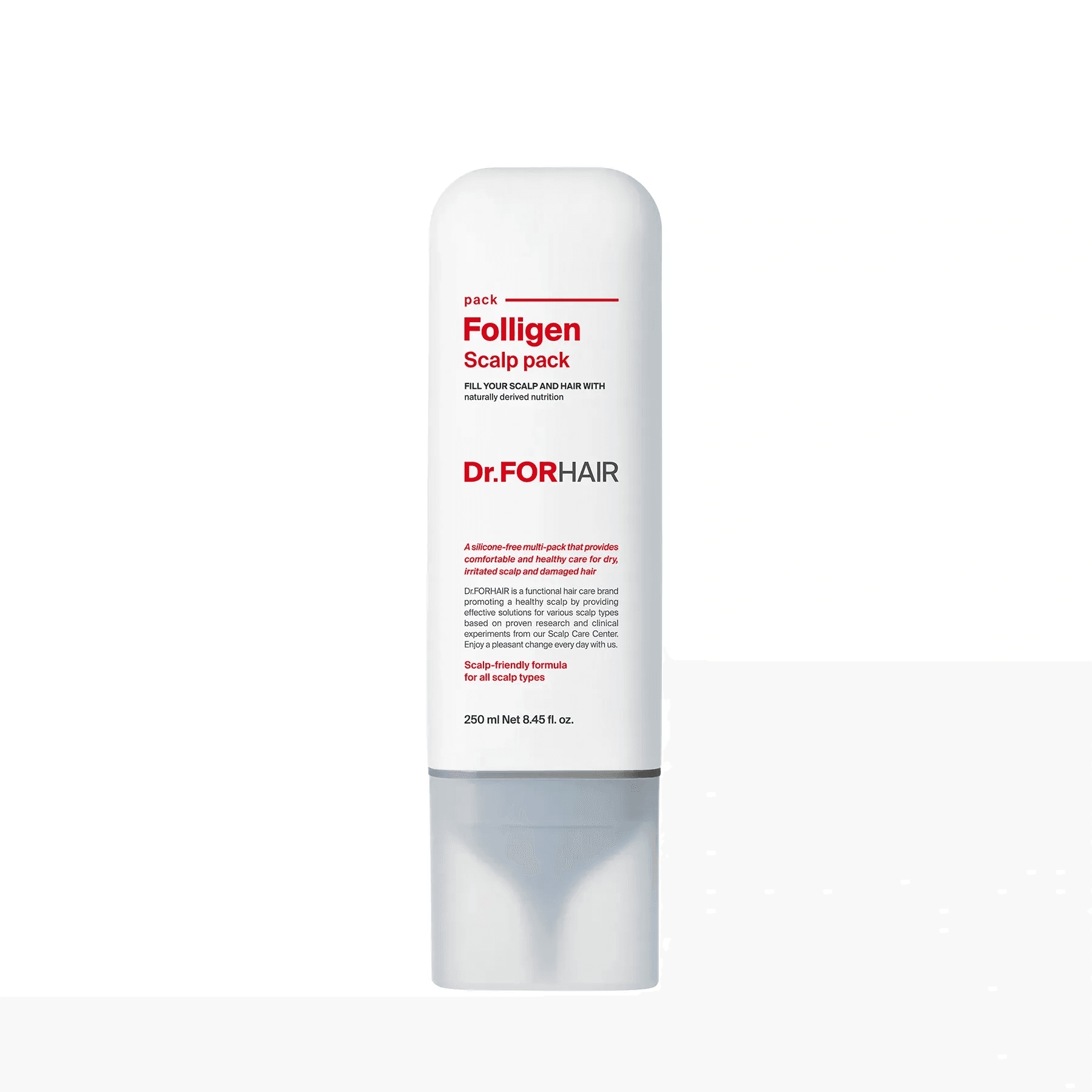 Оздоровлювальна маска для шкіри голови Dr.FORHAIR Folligen Scalp Pack 250 мл