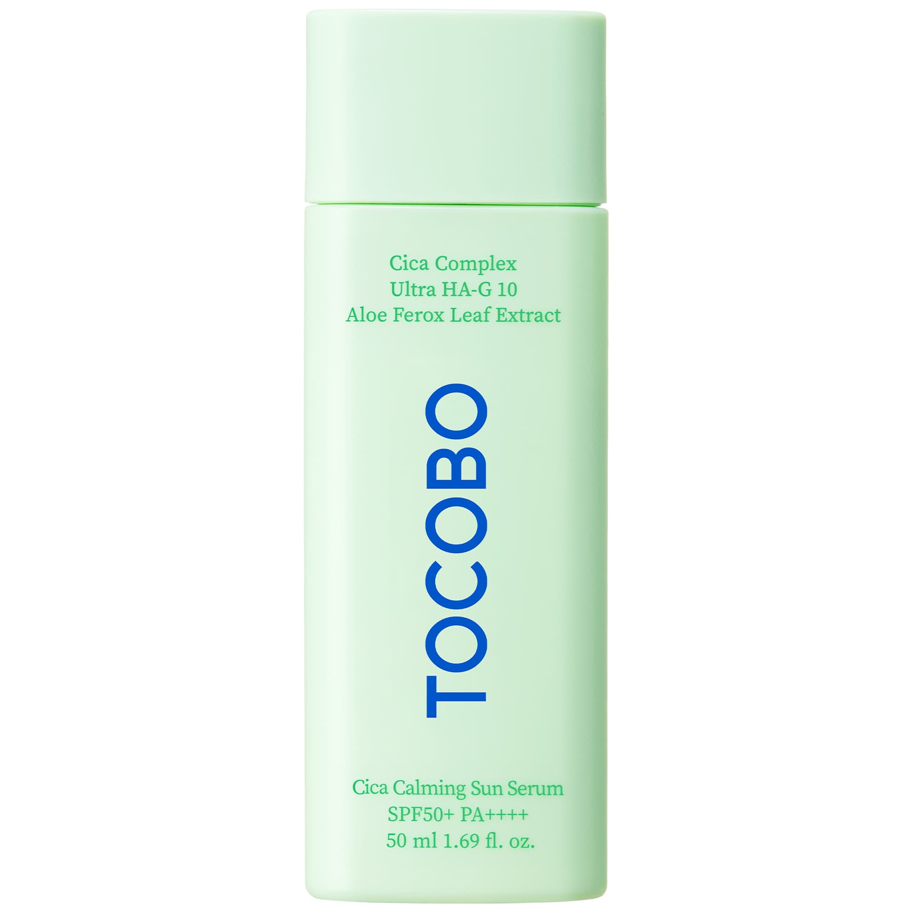 Заспокійлива сонцезахисна сироватка з центелою TOCOBO Cica Calming Sun Serum SPF50+ PA++++ 50 мл