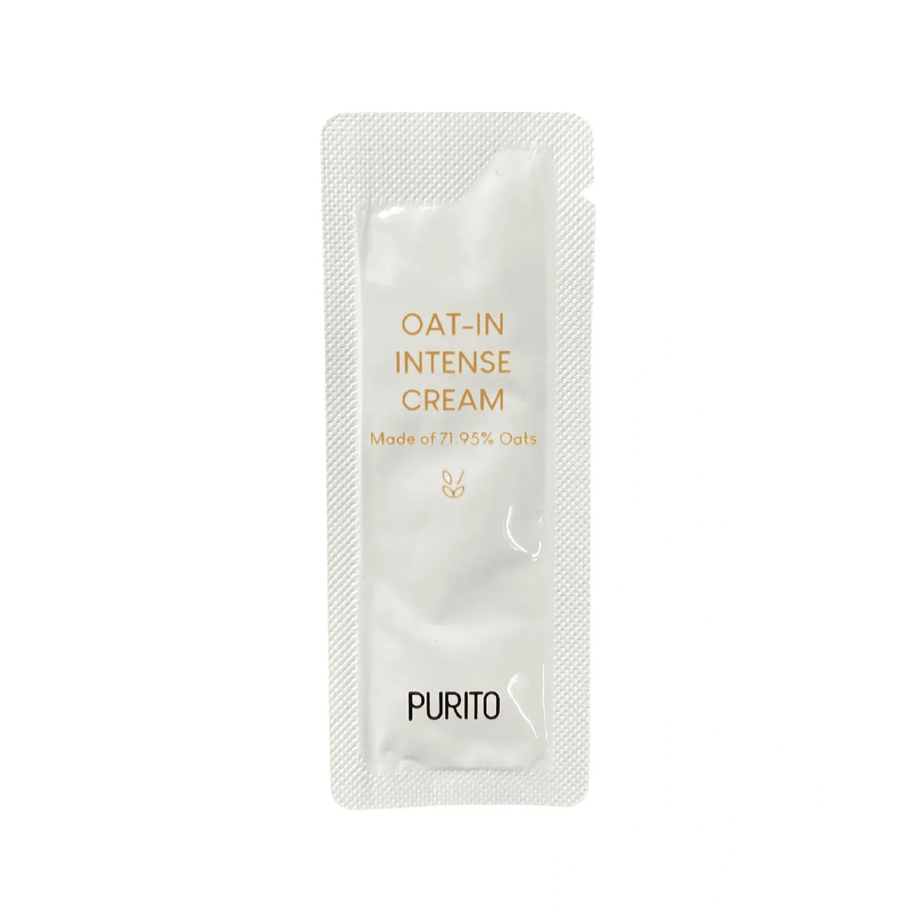 Поживний крем з водою із насіння вівса Purito Seoul Oat-in intense Cream 1 г, Саше (Тестер)