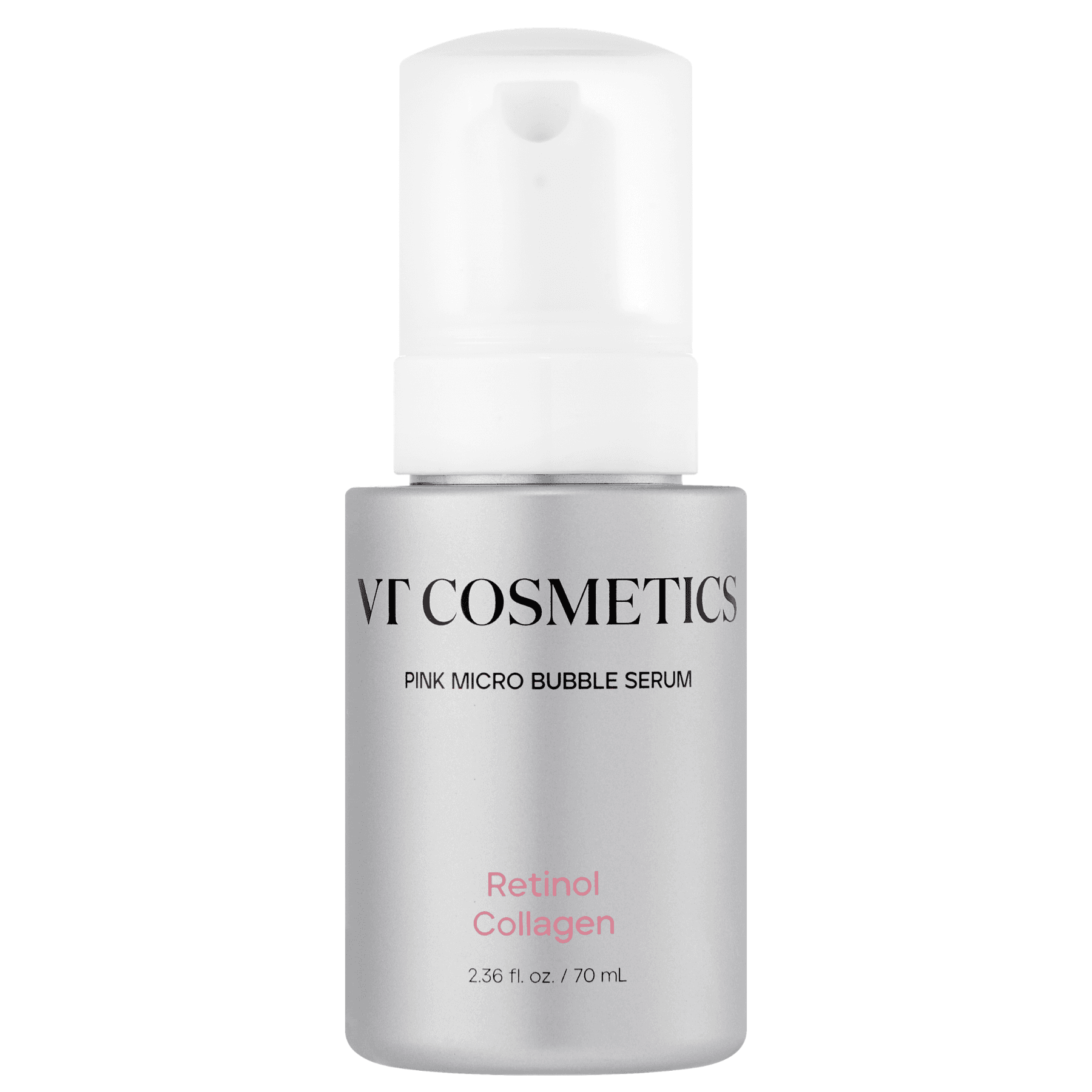 Антивікова мікробульбашкова сироватка з ретинолом та колагеном VT Retinol Collagen Pink Micro Bubble Serum 70 мл