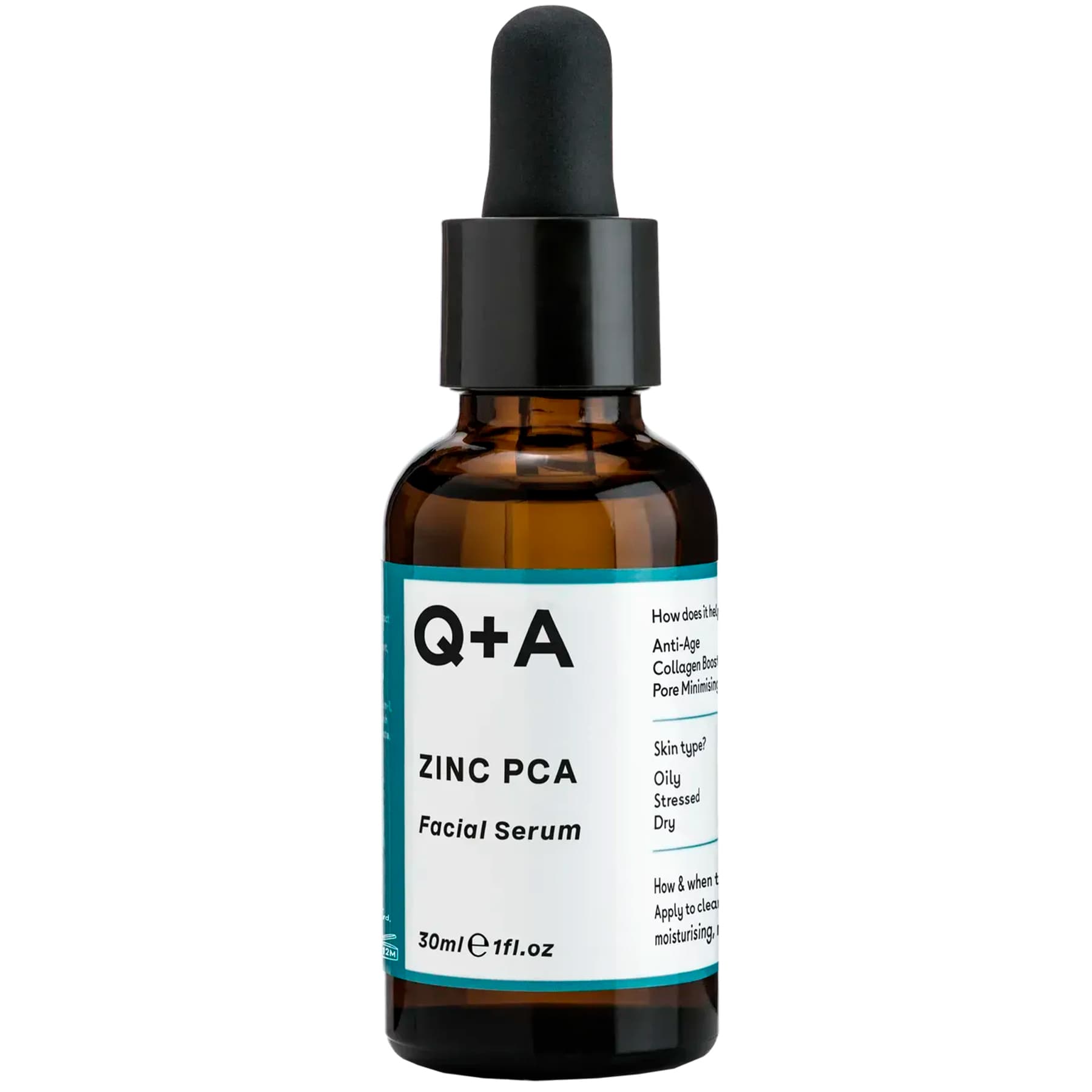Сироватка для обличчя з цинком Q+A Zinc PCA Facial Serum 30 мл