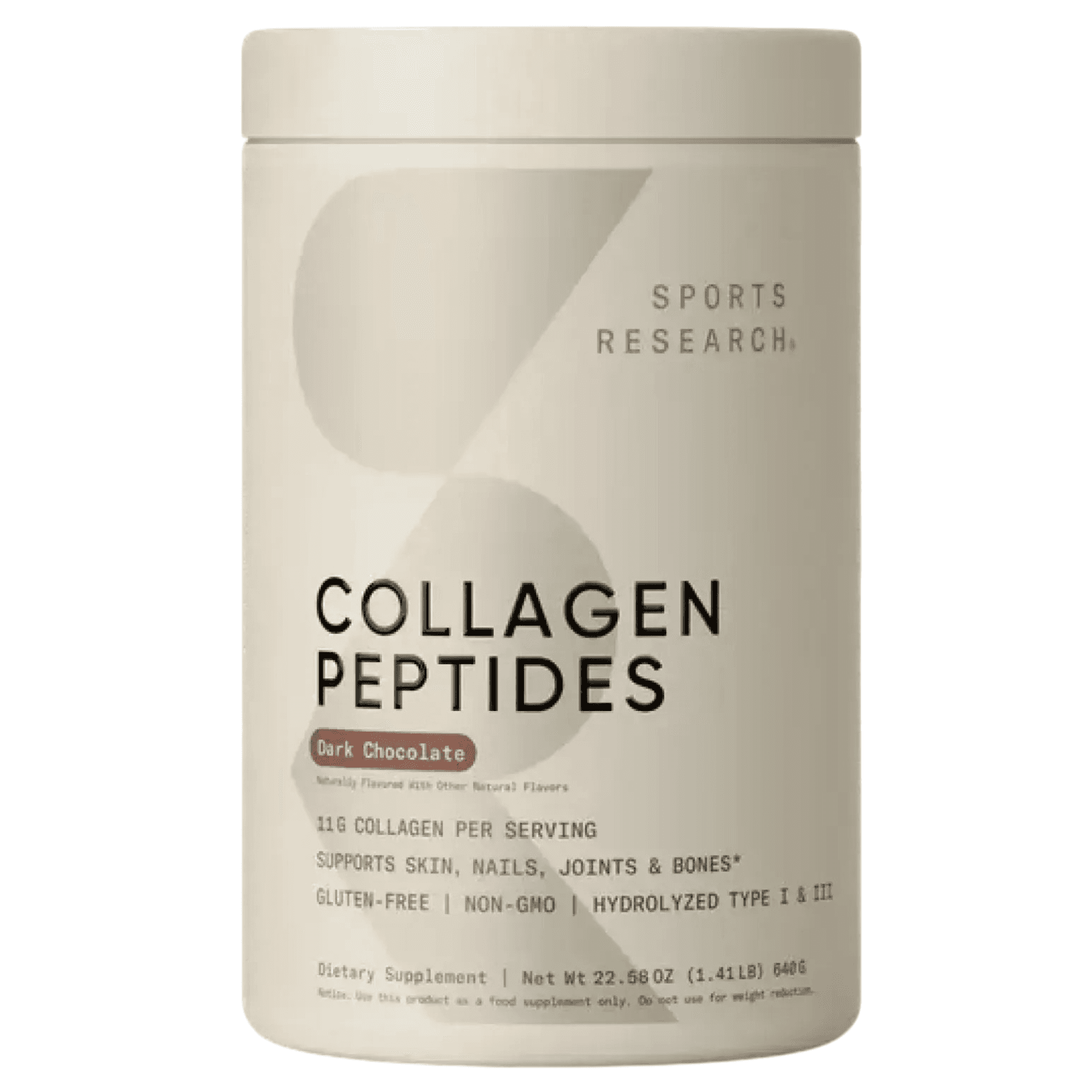 Колагенові пептиди Dark Chocolate Sports Research Collagen Peptides Dark Chocolate, 40 порц 40 порц