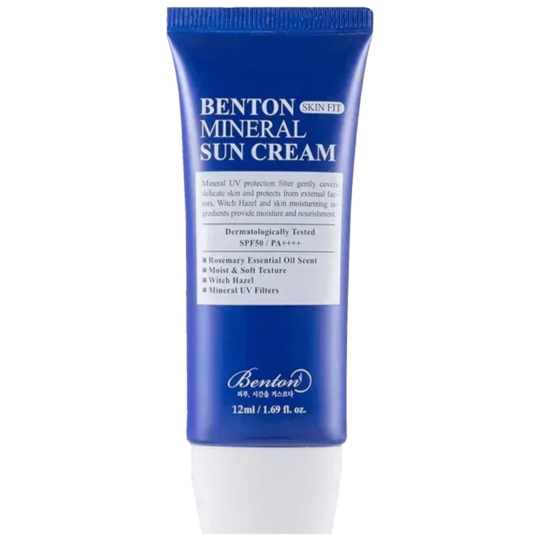 Сонцезахисний крем на мінеральній основі Benton Skin Fit Mineral Sun Cream SPF50+ PA++++ 50 мл