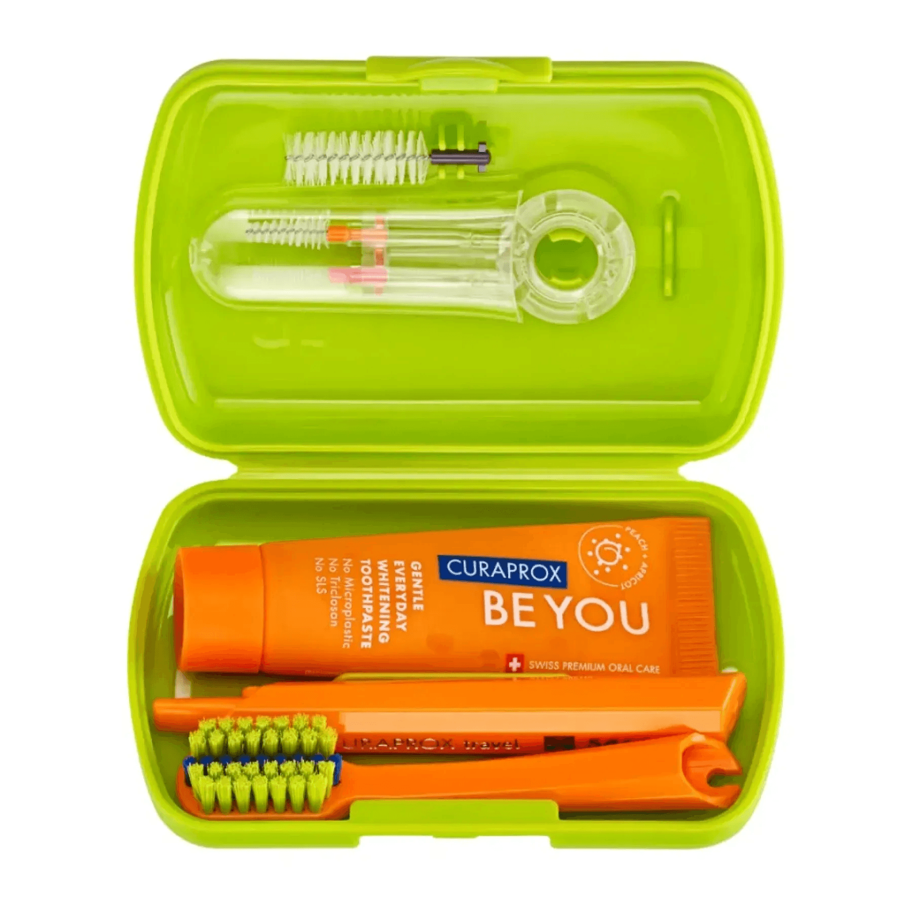 Дорожній набір Curaprox Be You Ortho Travel Set Green 5 в 1