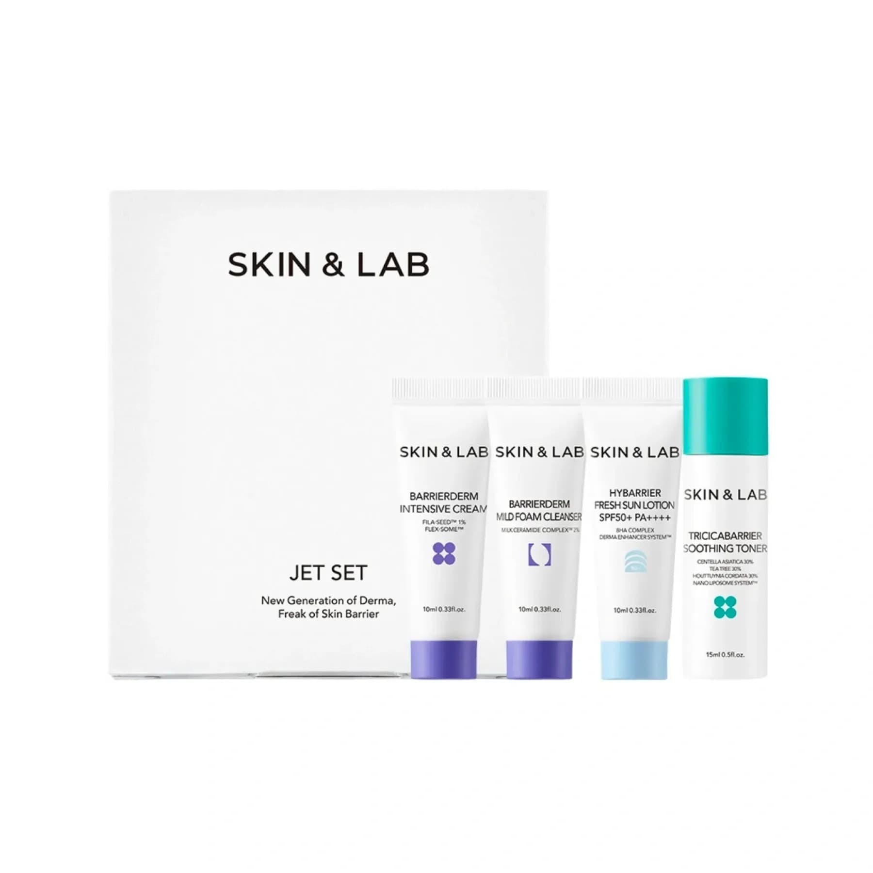 Набір мініатюр SKIN&LAB Jet Set 4 в 1