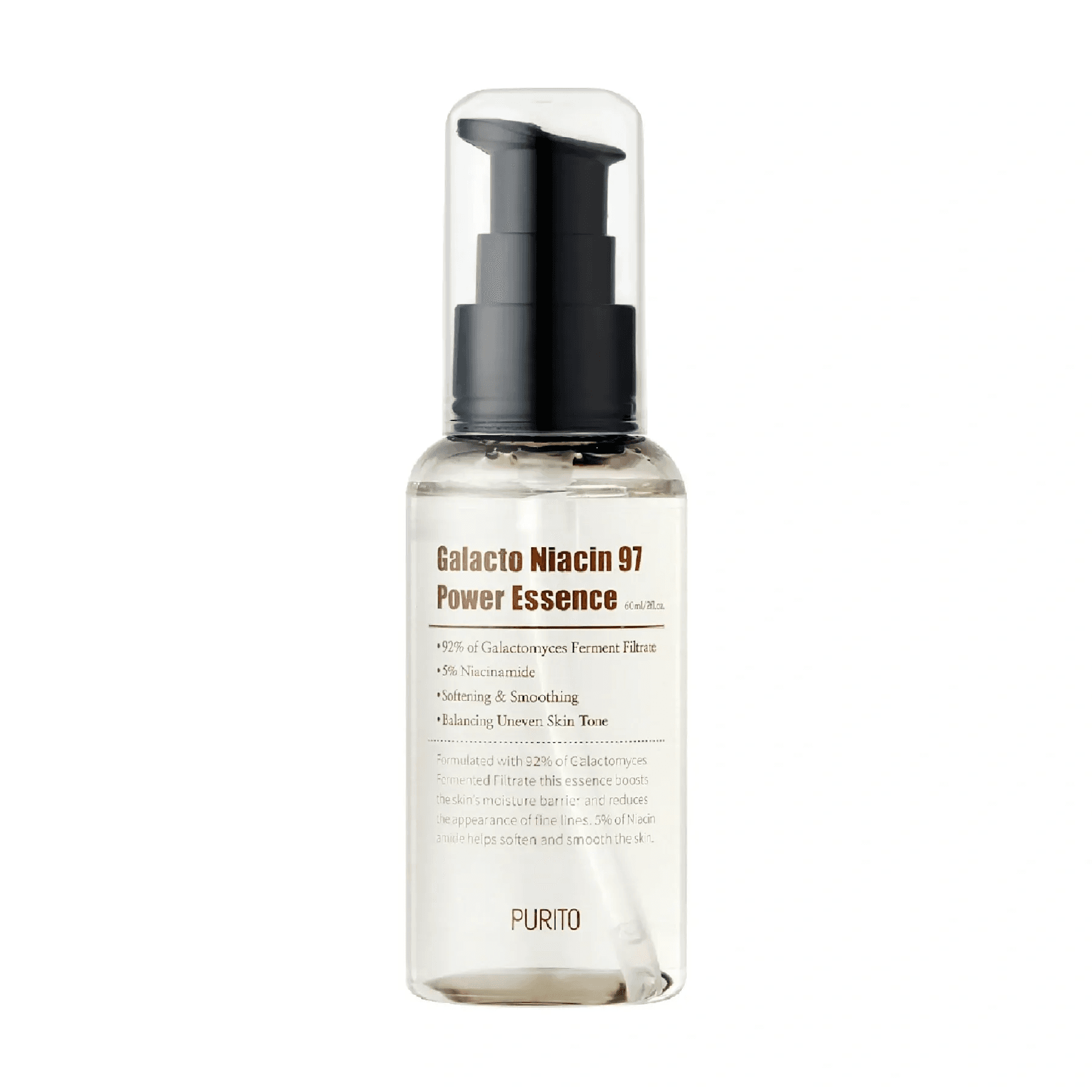Есенція з галактомісісом та ніацинамідом Purito Seoul Galacto Niacin 97 Power Essence 60 мл