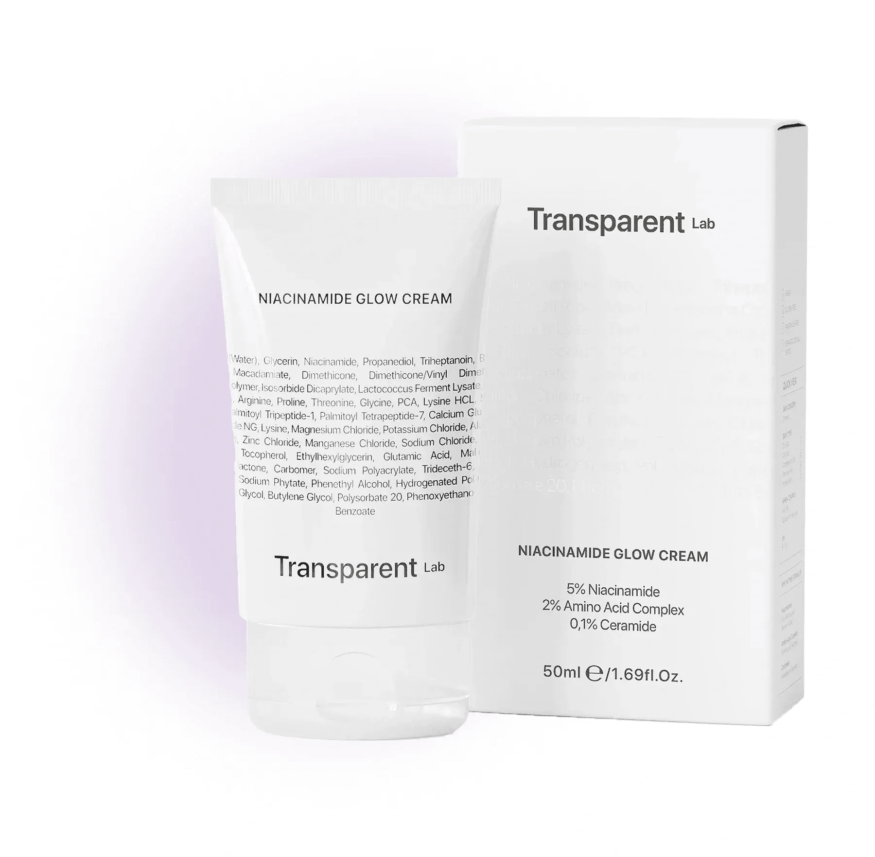 Освітлювальний крем для обличчя Transparent Lab Niacinamide Glow Cream 50 мл