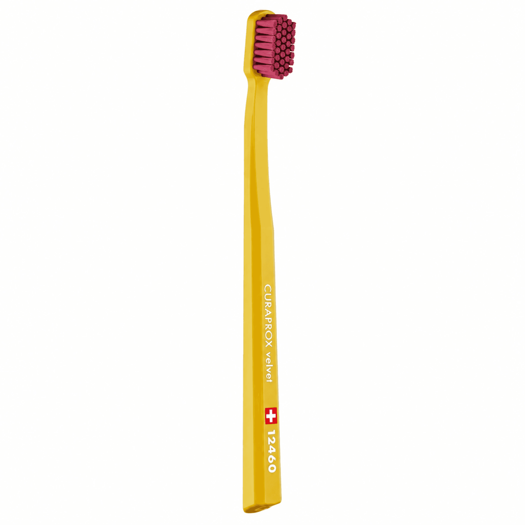 Зубна щітка Curaprox CS 12460 Velvet Жовтий - рожевий
