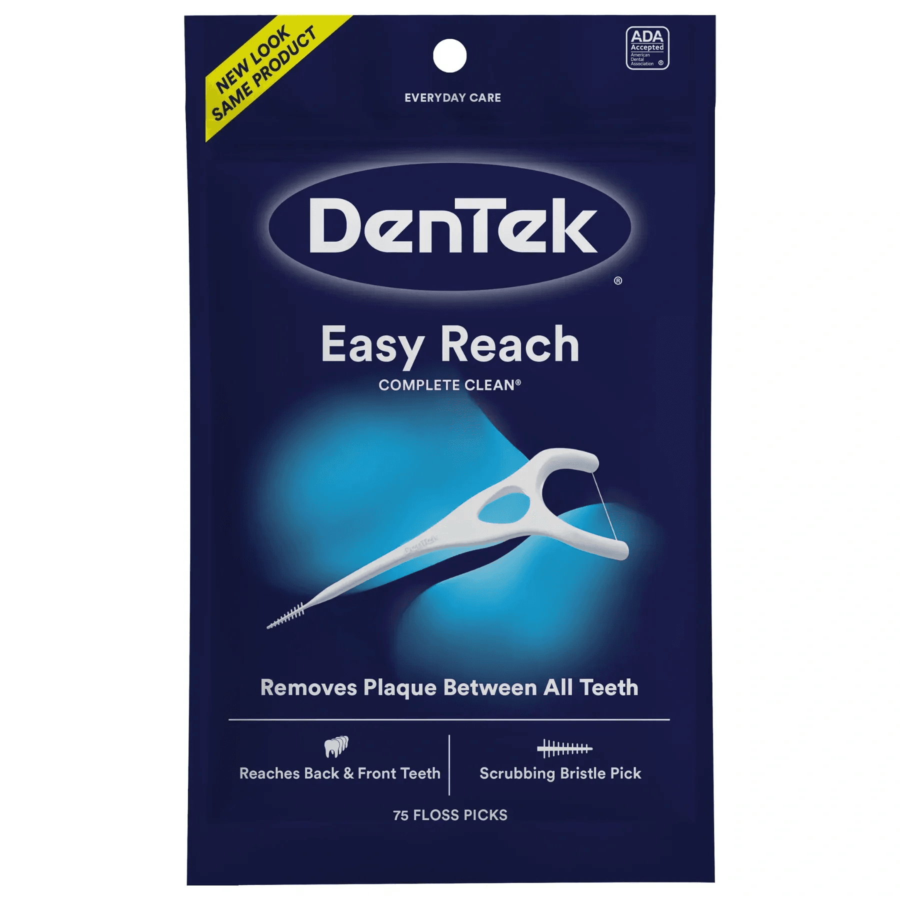 Флос-зубочистки "Комплексне очищення. Задні зуби" DenTek Complete Clean Back Teeth 75 шт