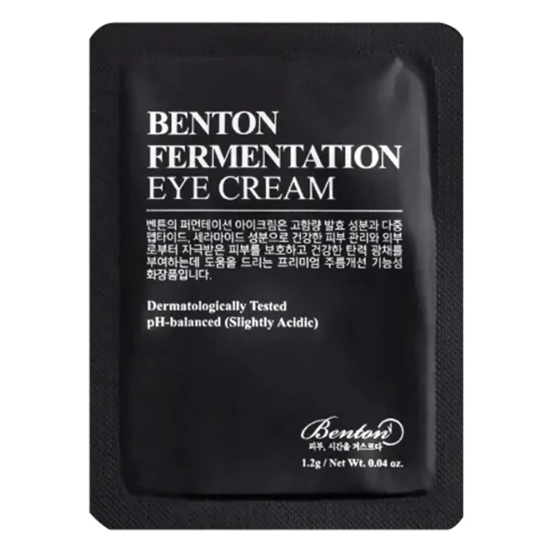 Ферментований крем для шкіри навколо очей Benton Fermentation Eye Cream 1.2 г Пробник