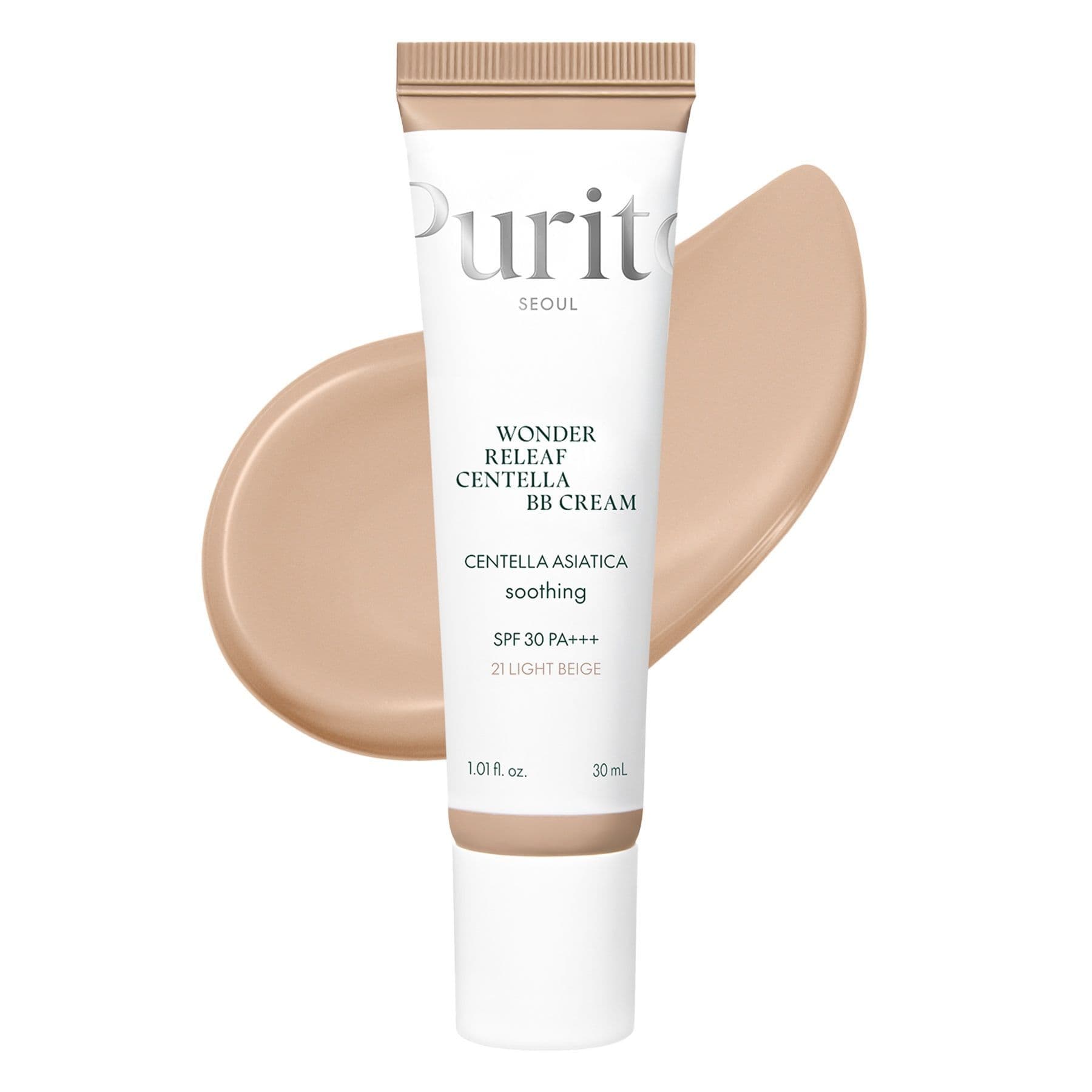 BB-крем з центелою Purito Seoul Wonder Releaf Centella BB Cream 21 Light Beige 30 мл