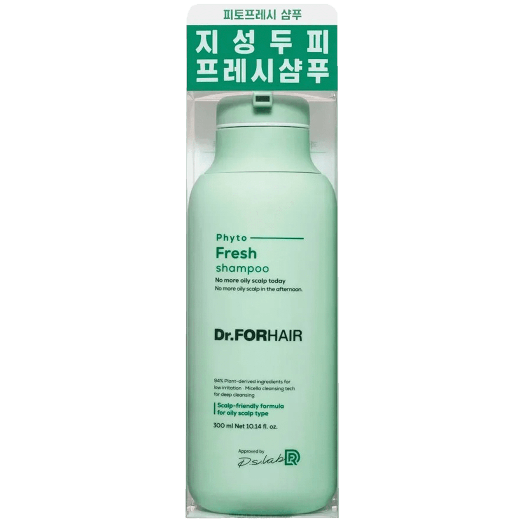 Міцелярний шампунь для жирної шкіри голови Dr.FORHAIR pHyto Fresh Shampoo 300 мл