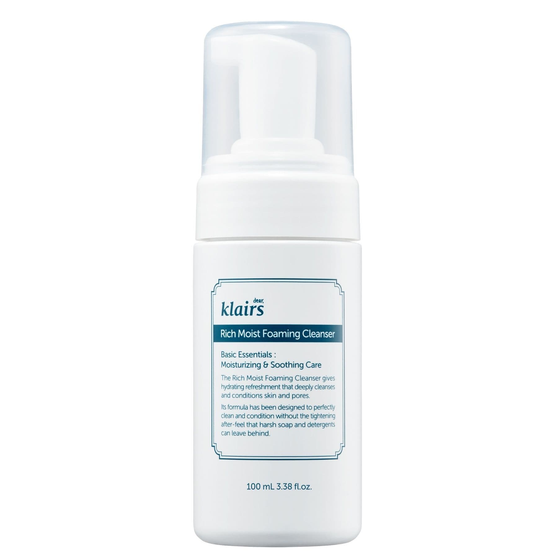 Пінка для вмивання Dear Klairs Rich Moist Foaming Cleanser 100 мл