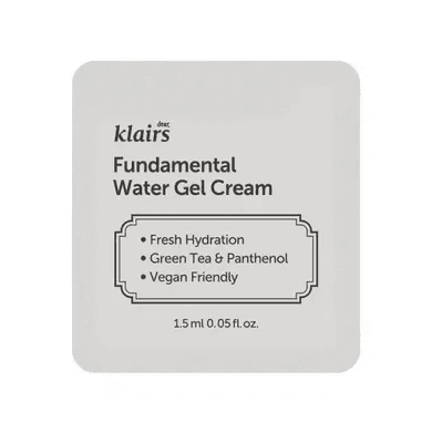 Антиоксидантний крем-гель для обличчя Dear Klairs Fundamental Water Gel Cream 1,5 г, Саше (Тестер)