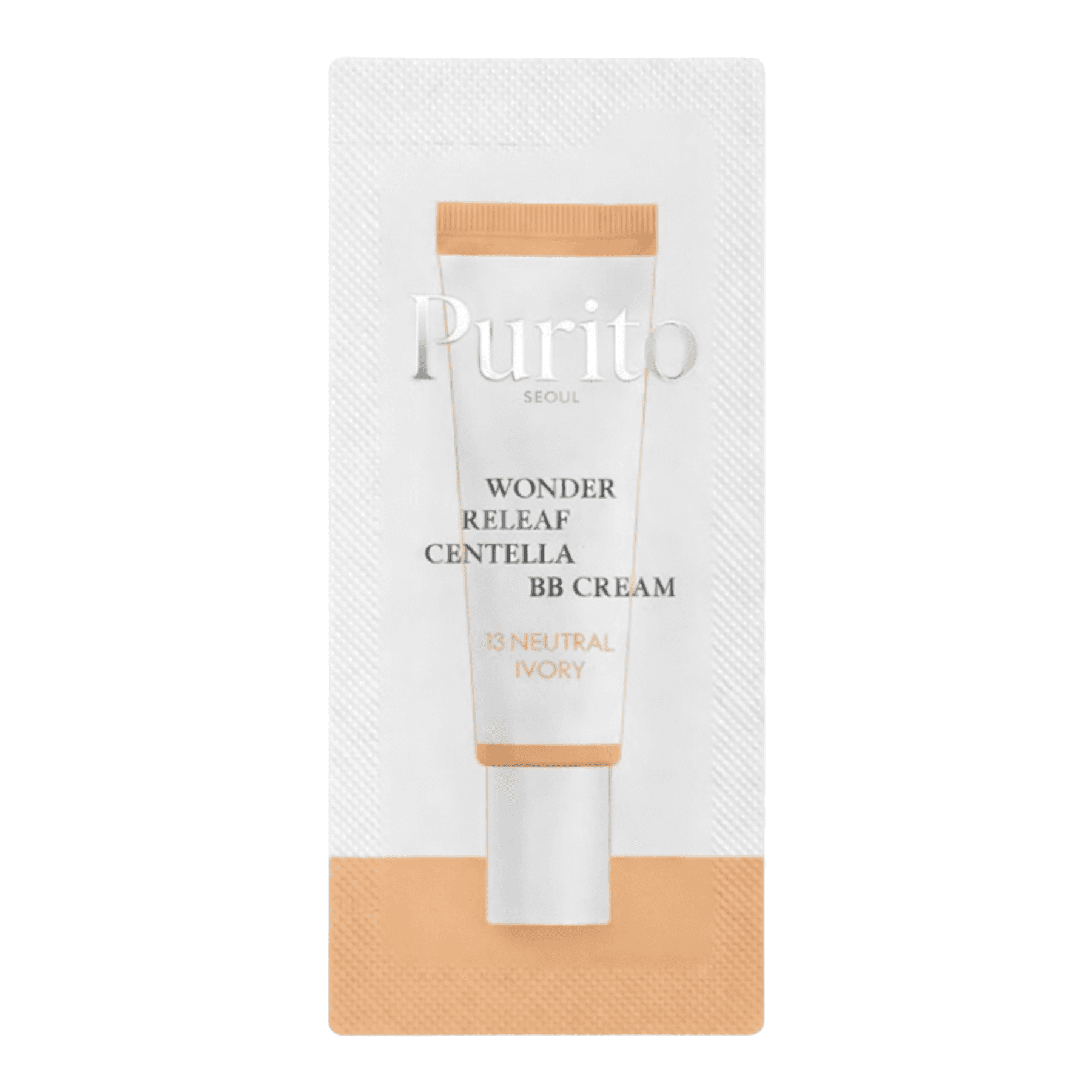 BB-крем з центелою Purito Seoul Wonder Releaf Centella BB Cream 13 Neutral Ivory 1 г, Саше (Тестер)
