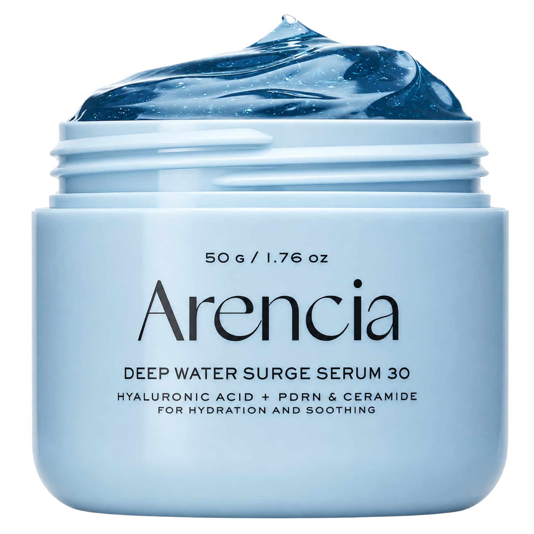 Нічна гелева сироватка для глибокого зволоження та відновлення Arencia Deep Water Surge Serum 30 50 г