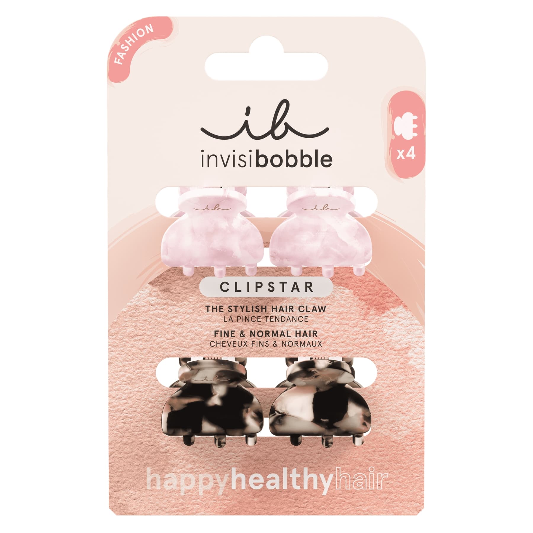 Набір заколок для волосся Invisibobble Clipstar Petit Four 4 в 1