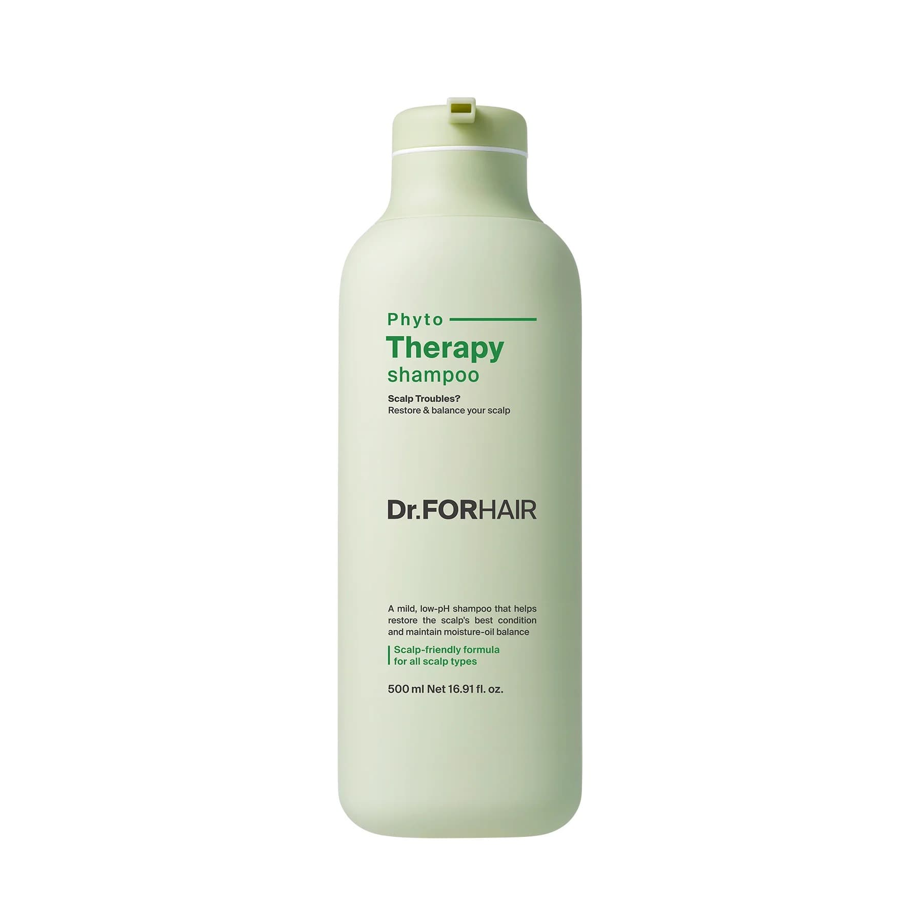 Фітотерапевтичний шампунь для чутливої шкіри голови Dr.FORHAIR pHyto Therapy Shampoo 500 мл